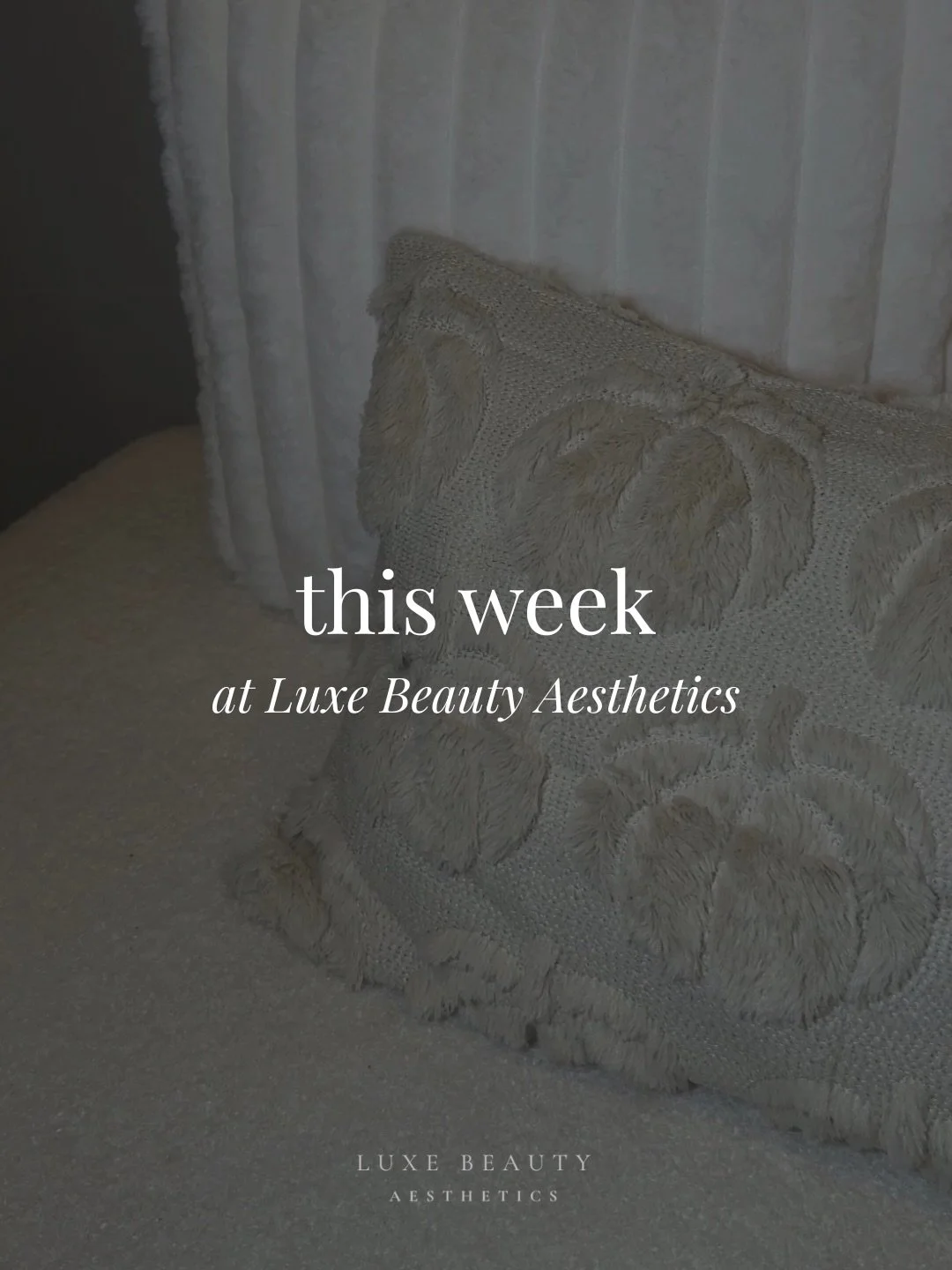 little moments from this week at Luxe 🤎

cozy treatment room mornings, pumpkin spice facials, sweet little details, and a new sign officially up ✨

just another week creating a space to slow down, relax, and take care of your skin.

#LuxeBeautyAesth