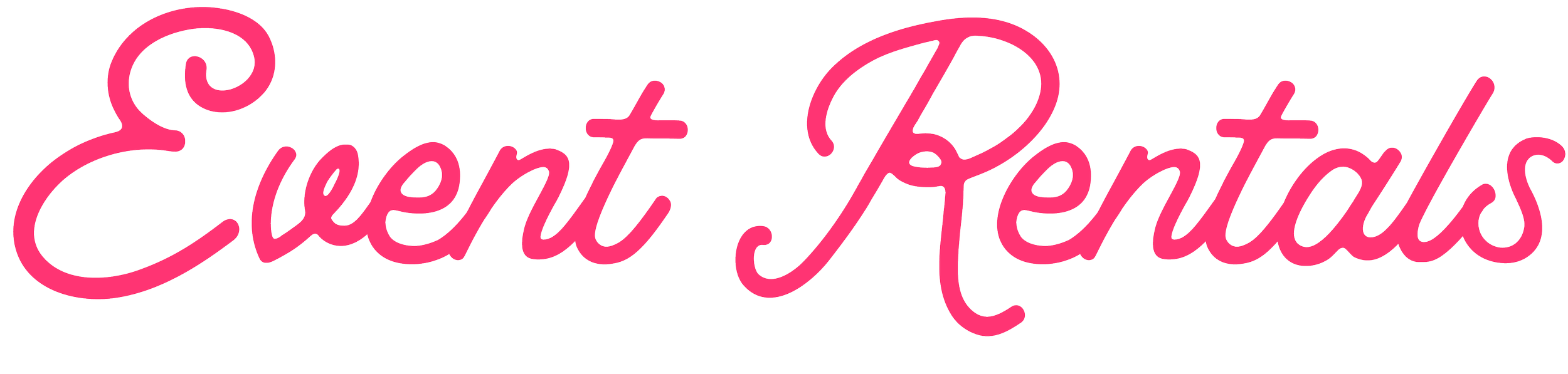 Pink cursive text that reads 'Event Details' on a transparent background.