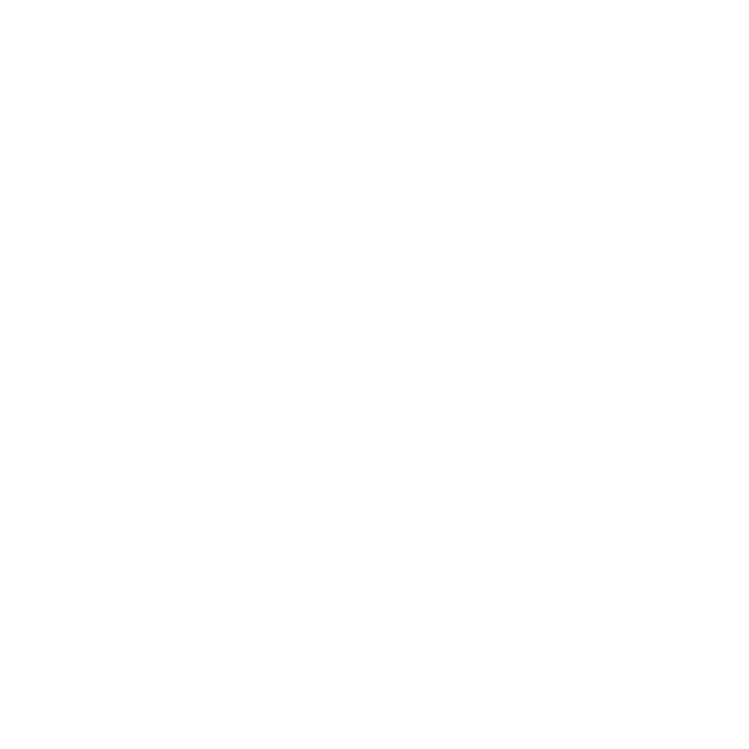 A cartoonish black and white rainbow with three arching bands, ending with small dots at each end.
