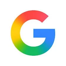 Google logo with a colorful G in red, yellow, green, and blue.