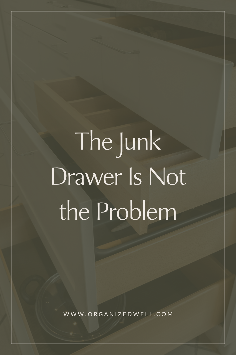 The Junk Drawer Is Not the Problem