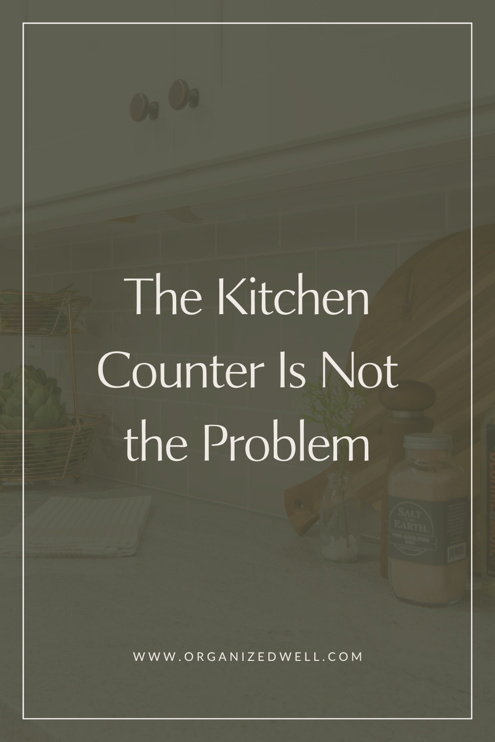 The Kitchen Counter Is Not the Problem