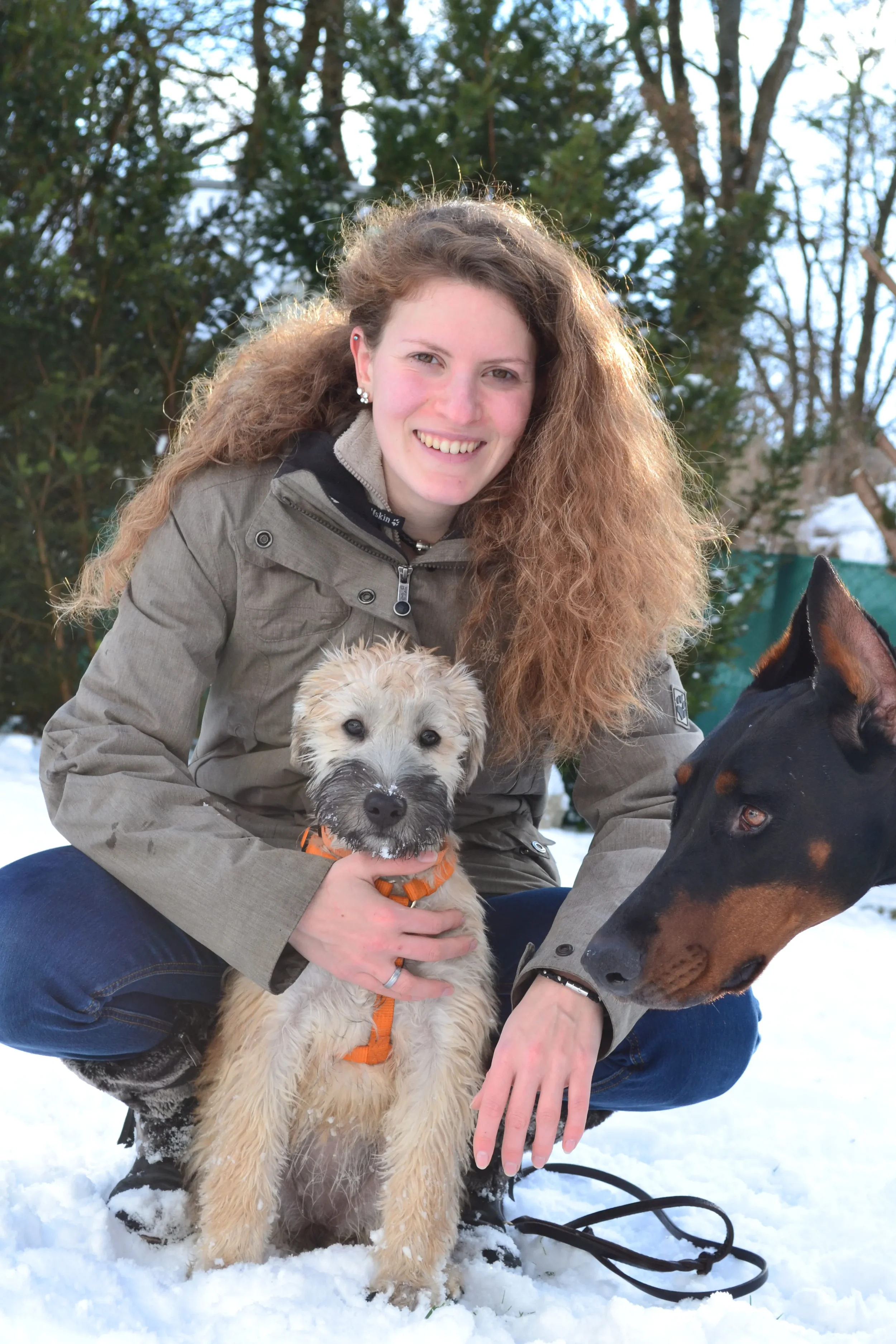 Sabrina mit Samba und Akira