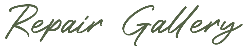 Text reading 'Repair Gallery' in stylish, cursive font.