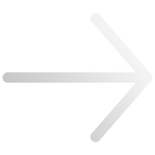 A glowing white right-pointing arrow on a black background.