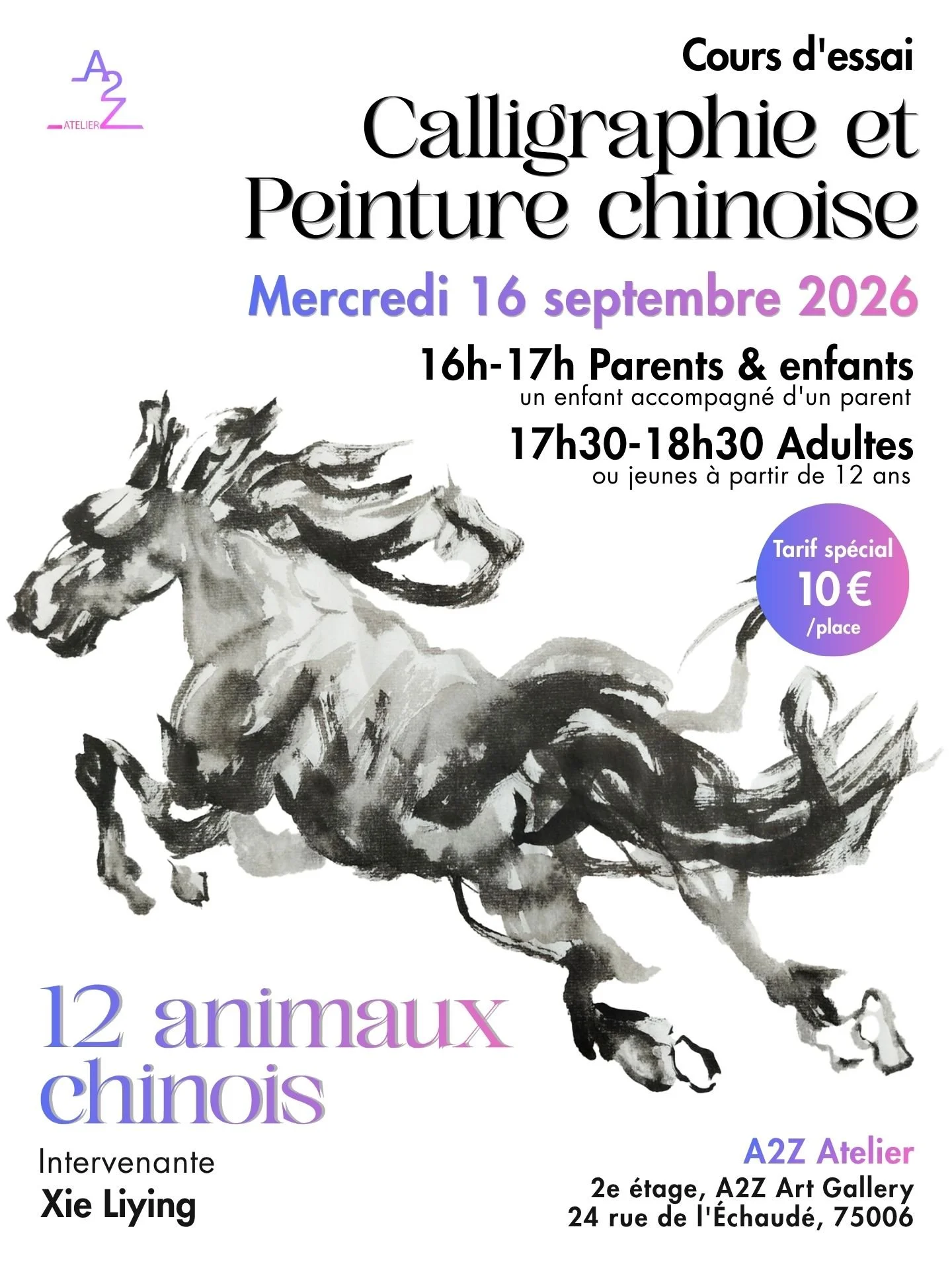 Atelier de calligraphie