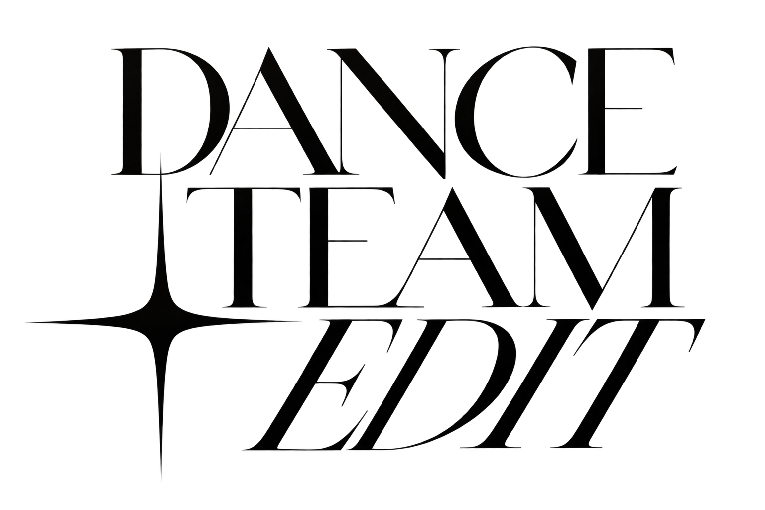 Dance Team Edit logo for a Michigan dance team competition and convention
