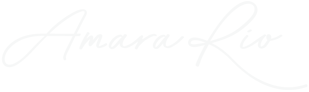 The word "Amara Lio" written in white cursive font on a black background.