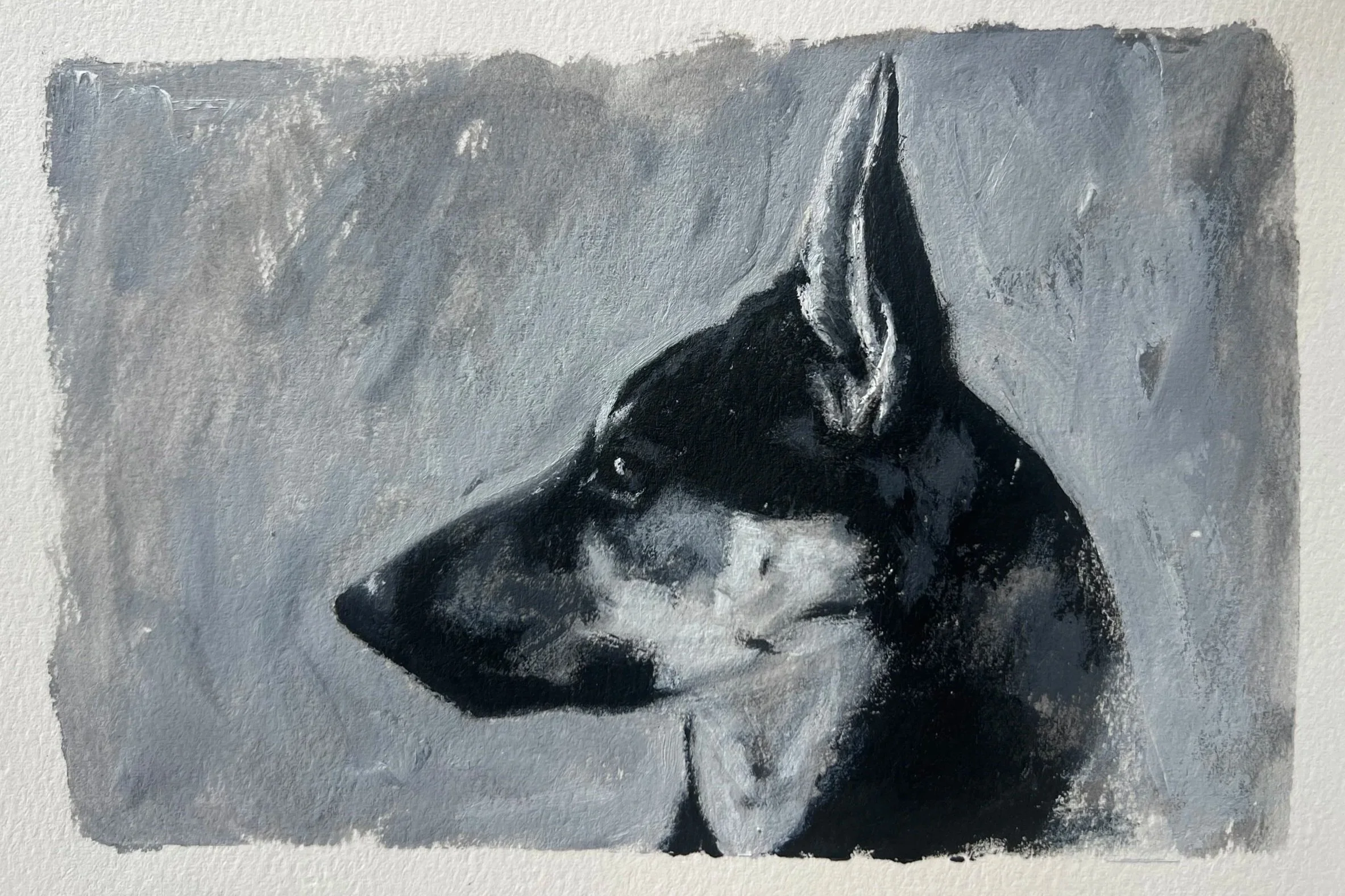 Acrylic on paper