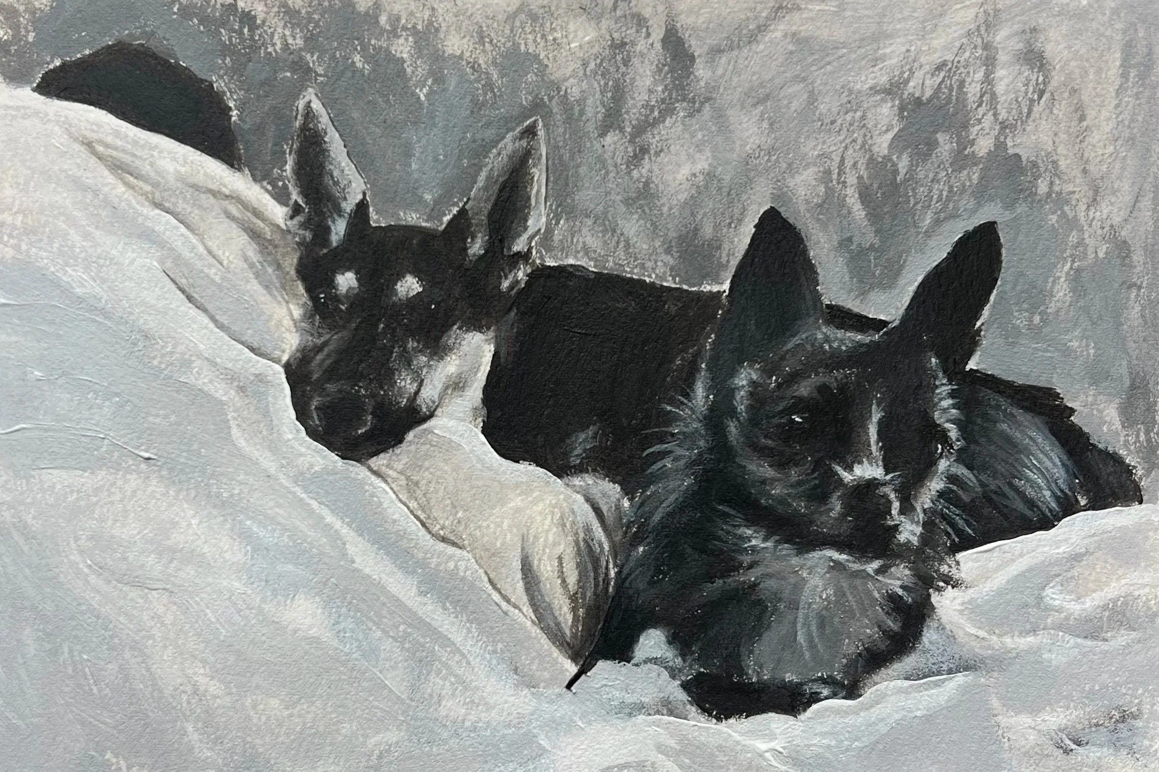 Acrylic on paper