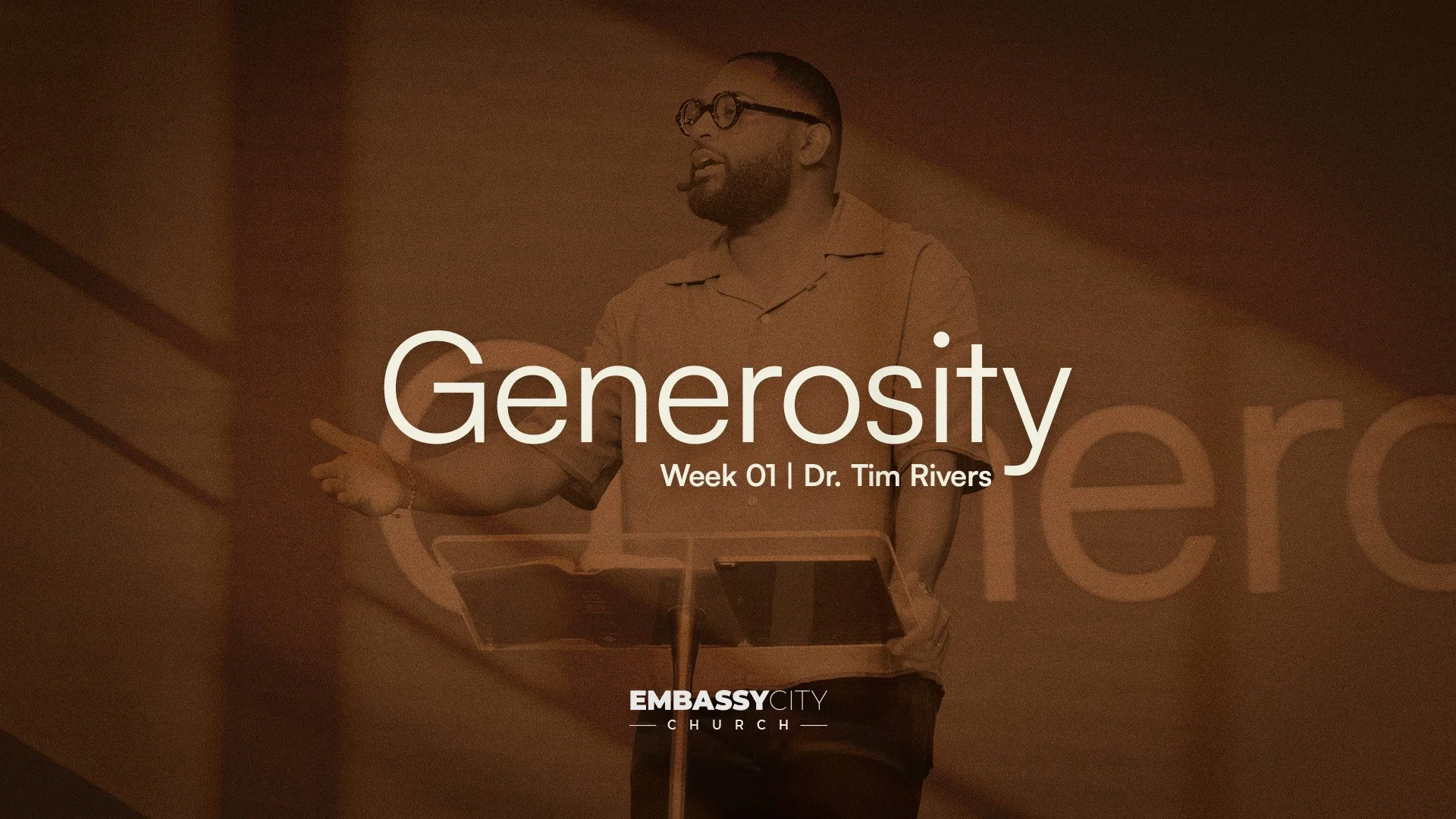 Generosity, Week 1