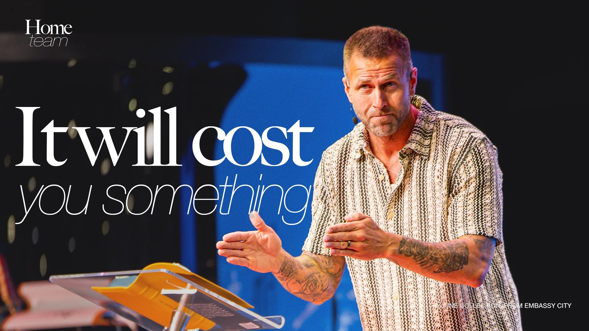 It Will Cost You Something