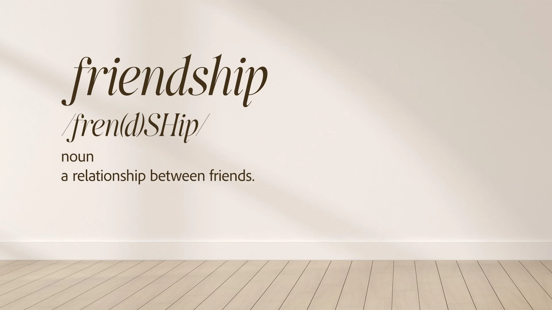 Friendship