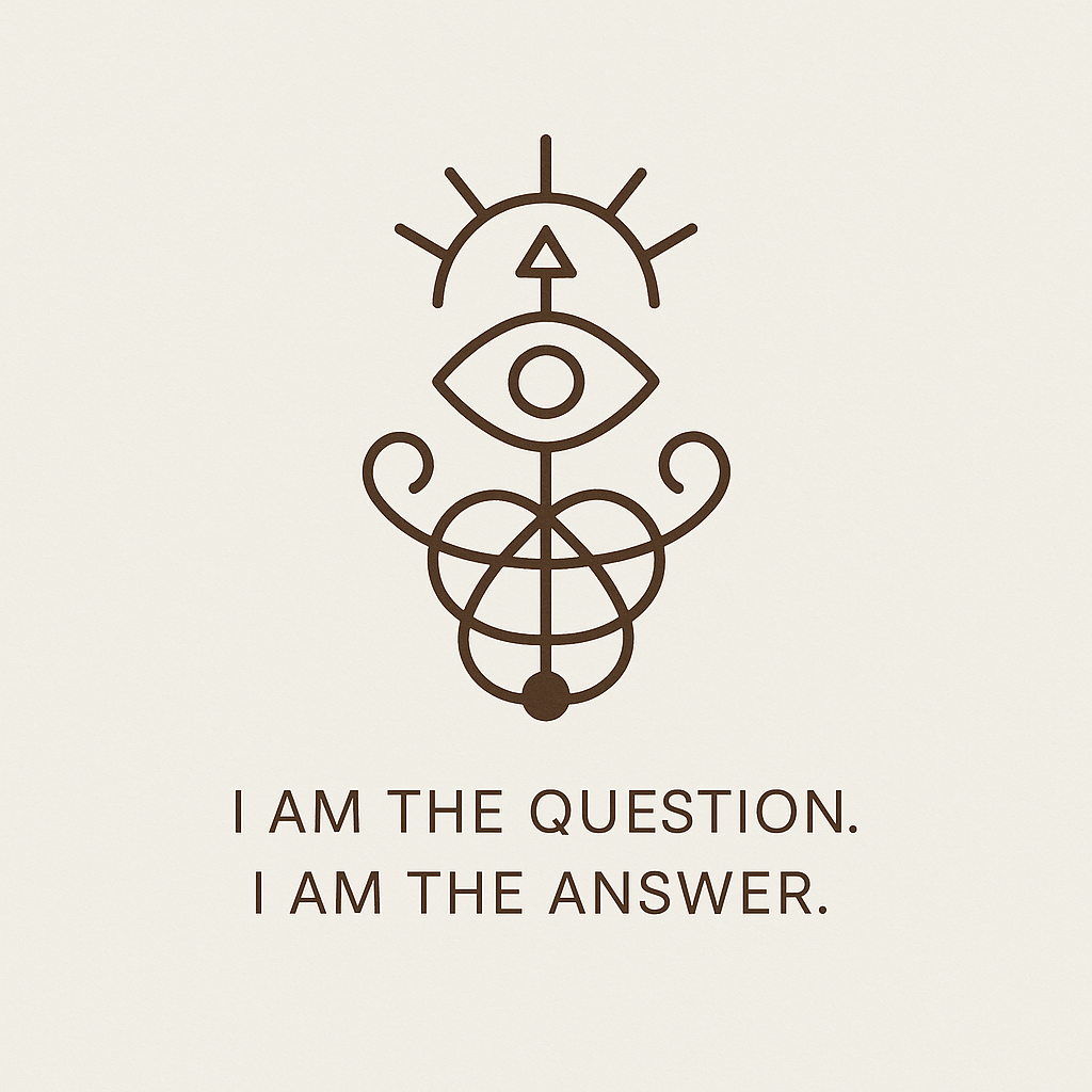 I am the question I am the answer