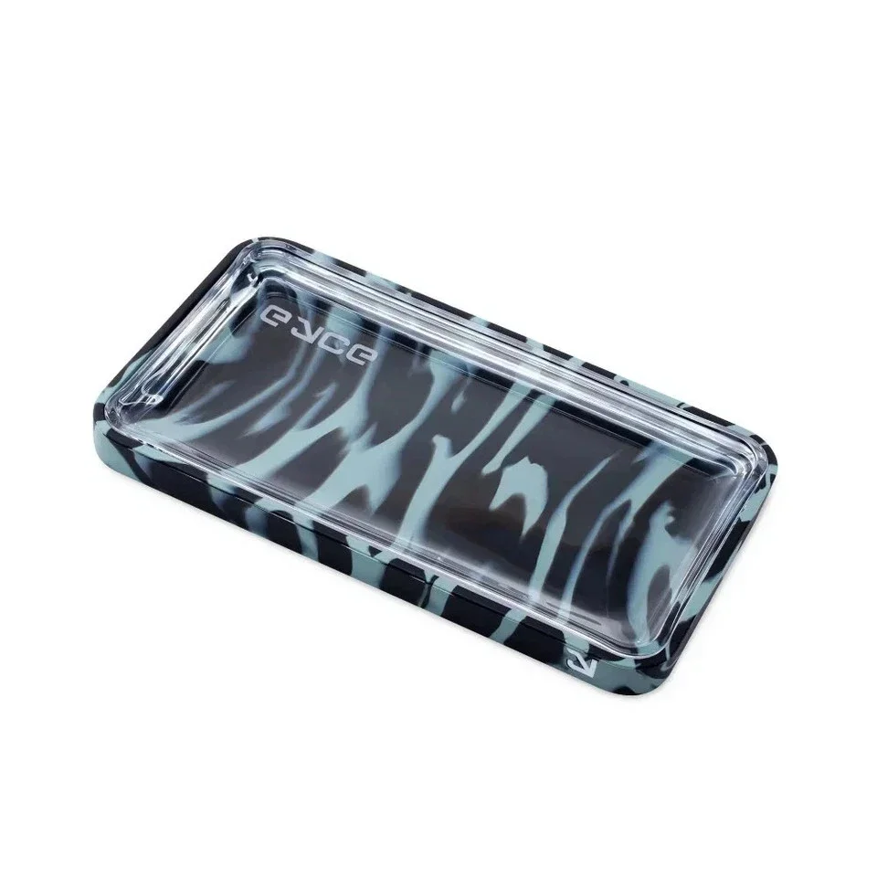 Eyce Proteck Silicone And Glass Series Tray Smokin Black Eyce Proteck Silicone And Glass Series Tray