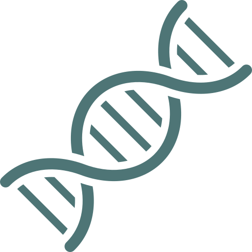 Illustration of a double helix DNA strand