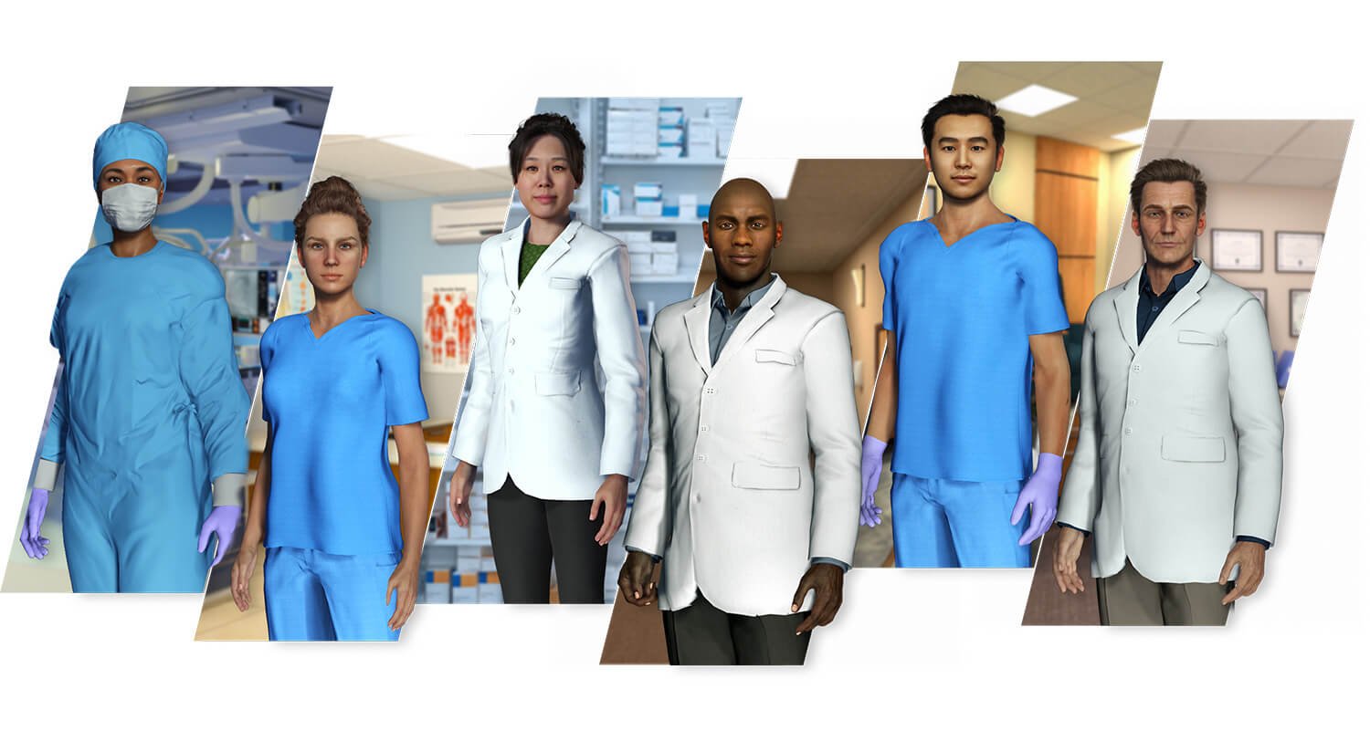 3D Doctor Characters