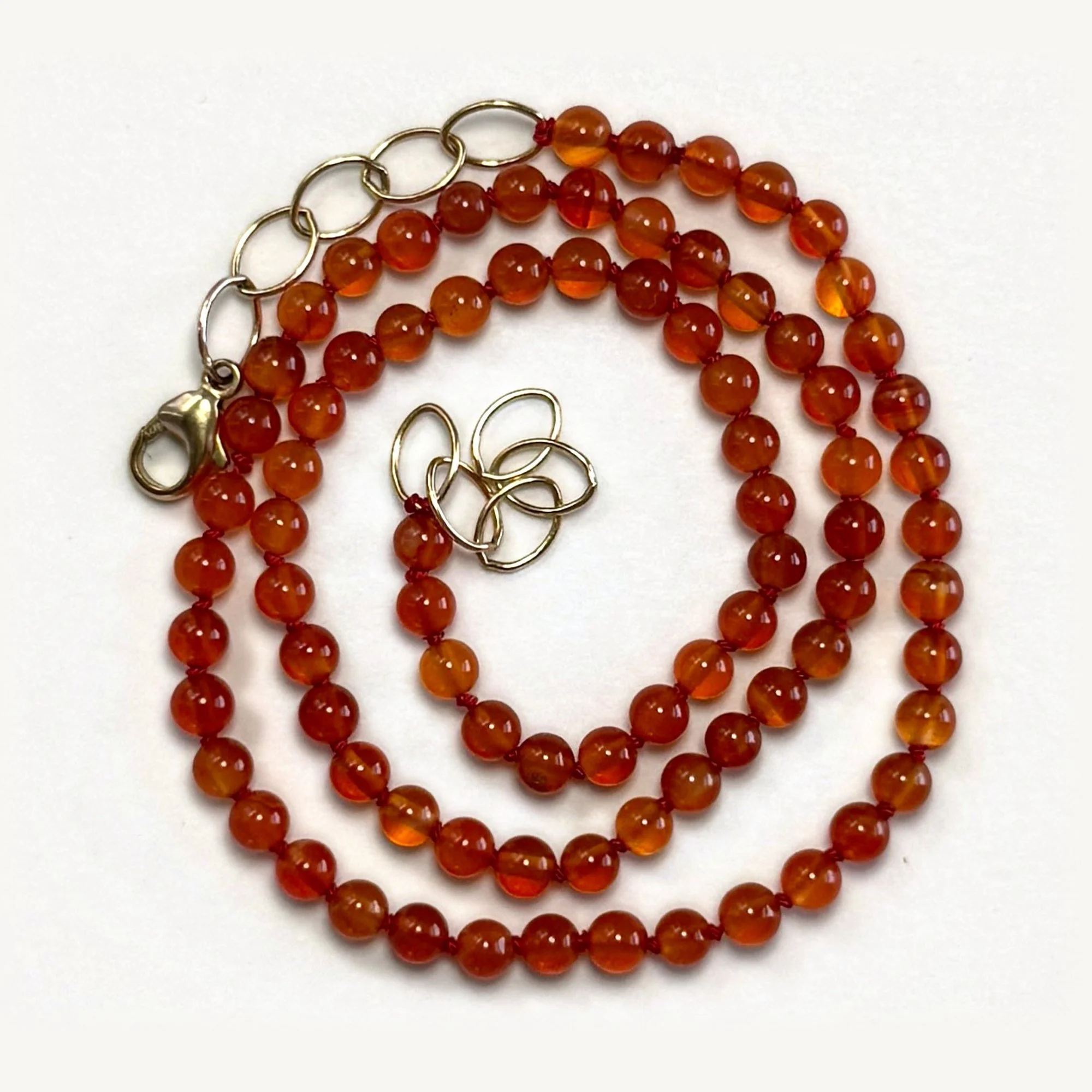 CECILY Necklace — Carnelian