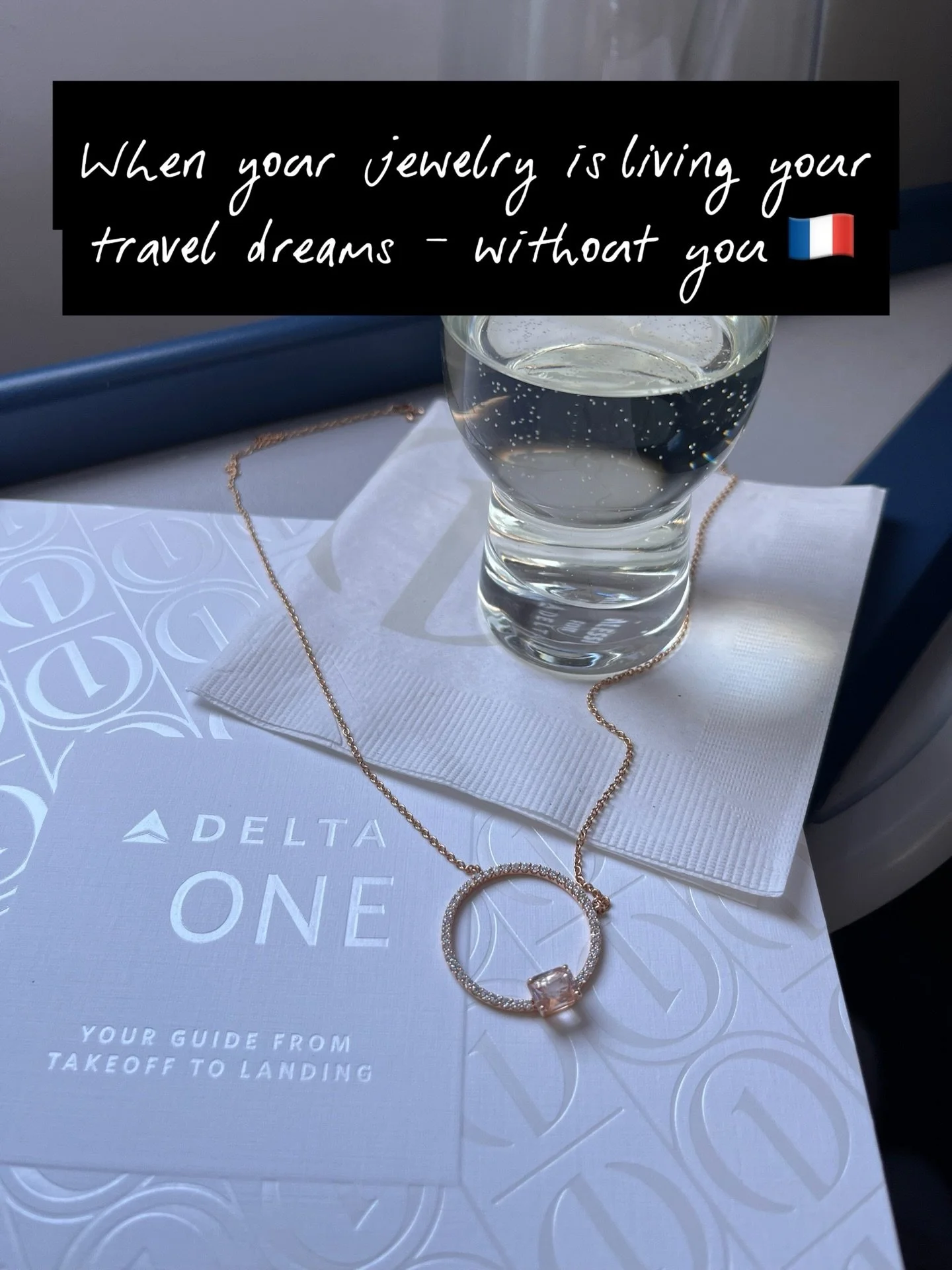 The next best thing to traveling? Your jewelry traveling with your friends.

I sent some of my favorite pieces with friends on a trip to France because I want to show that these gorgeous pieces shouldn&rsquo;t be hidden away. They should be worn, lov