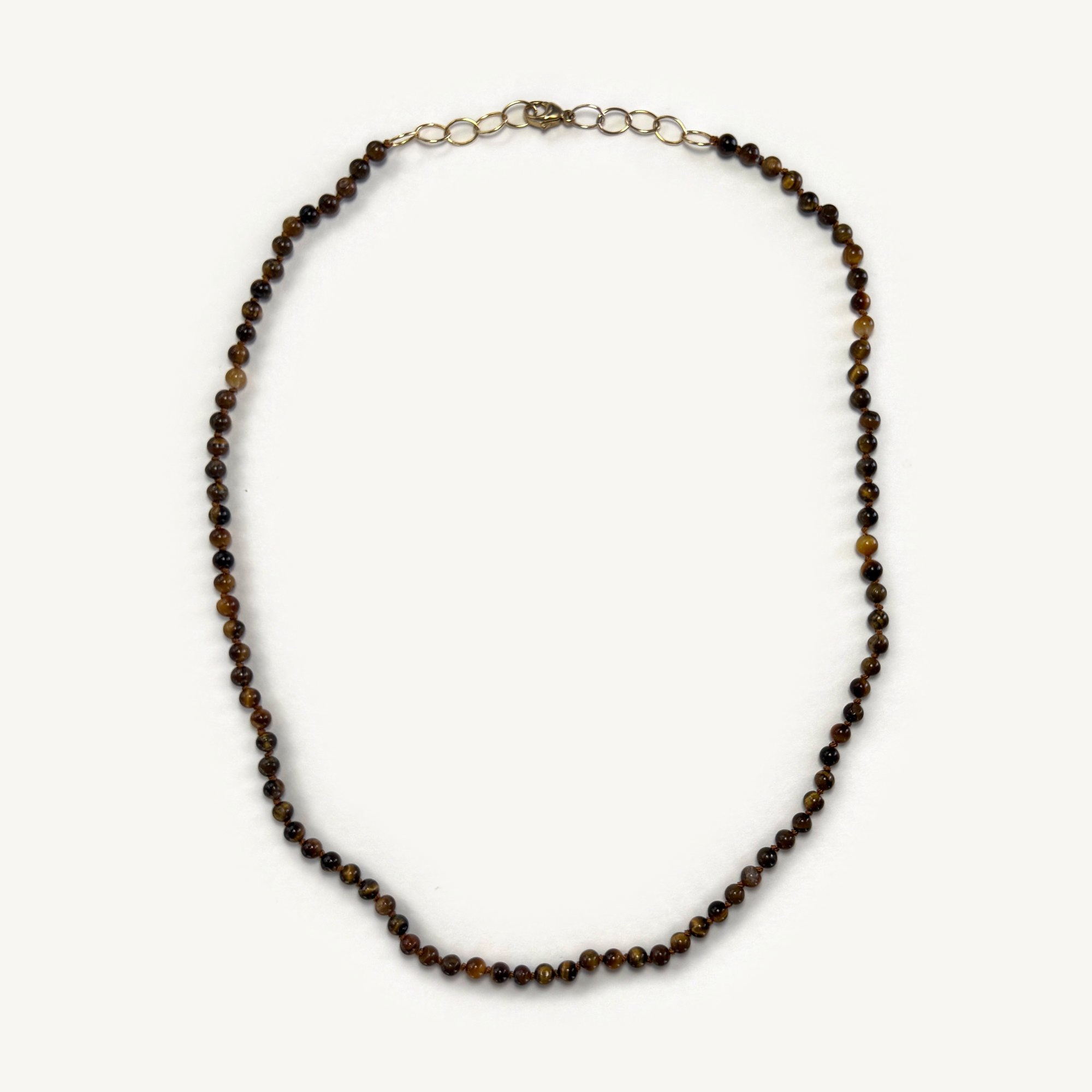CECILY Necklace — Tigers Eye