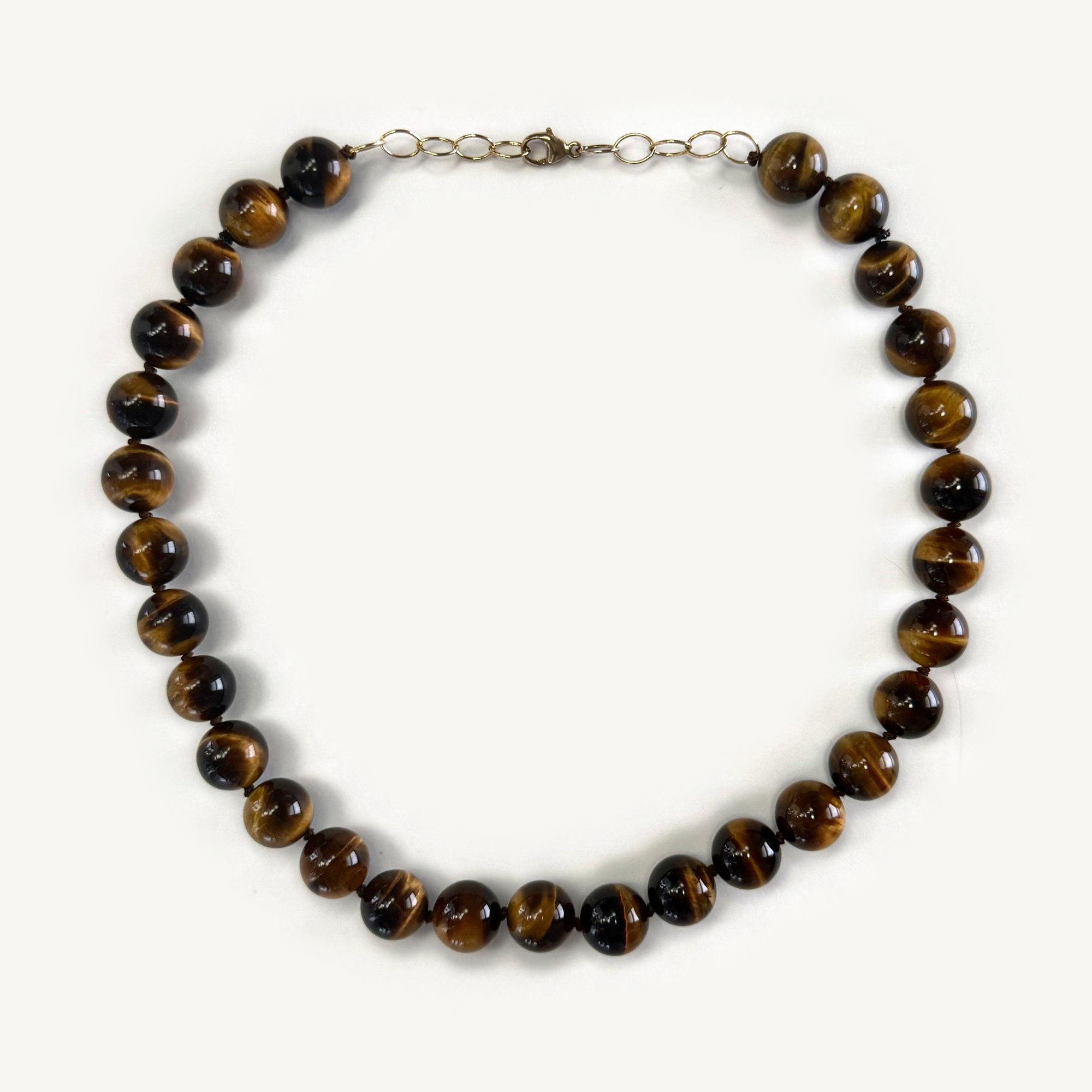 HILDI Necklace — Tigers Eye