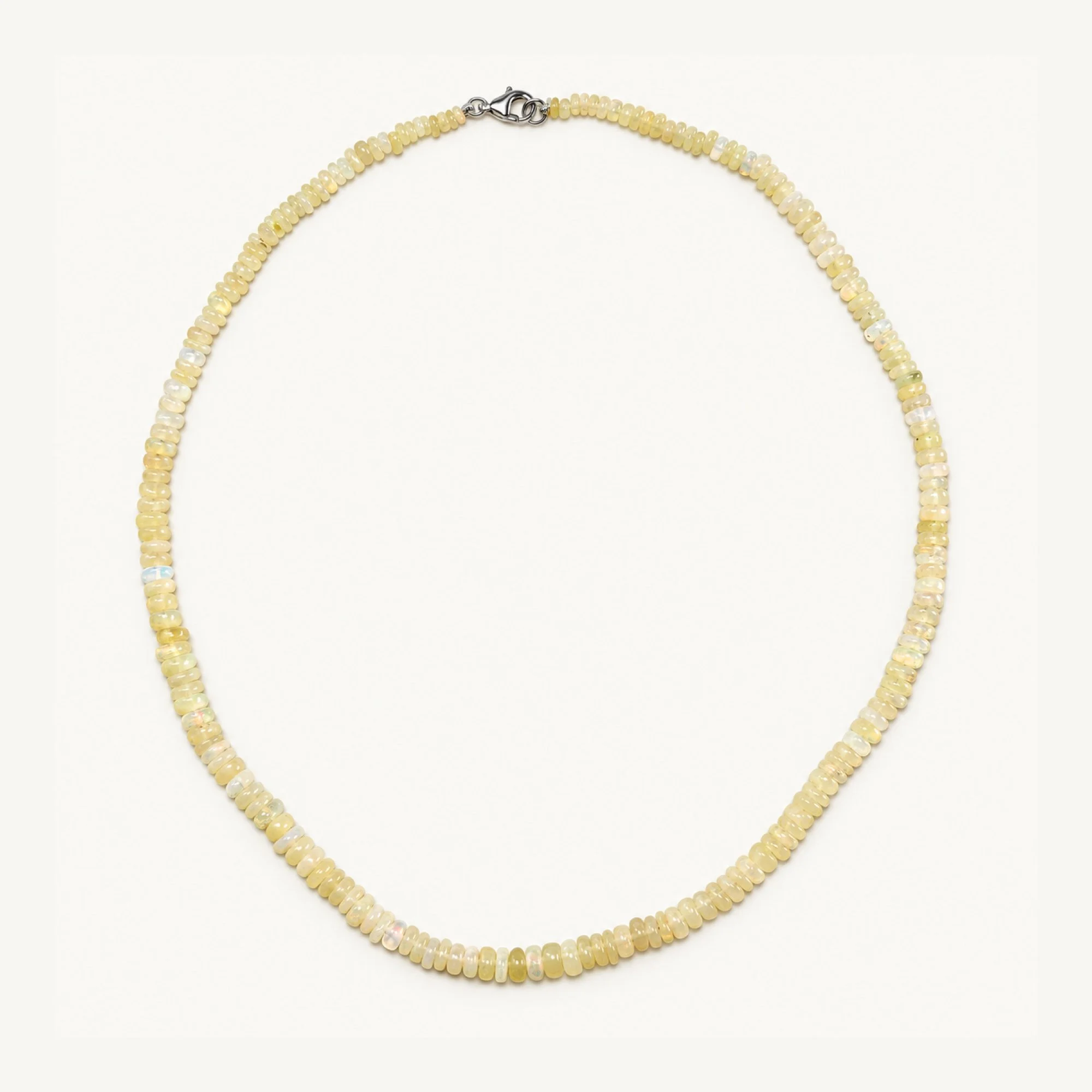 Opal Graduated Heishi Necklace
