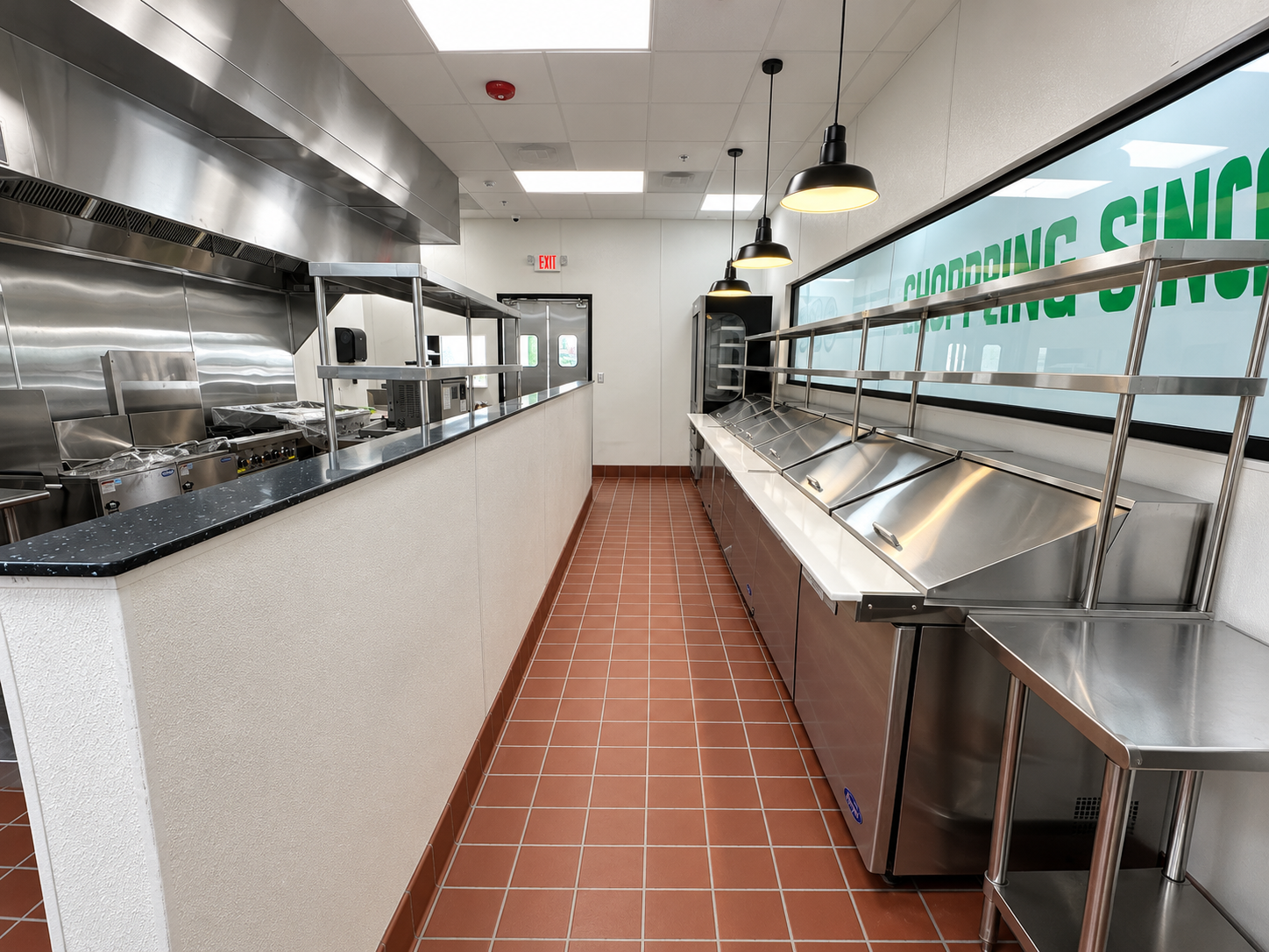 Modern Stainless Steel Cafeteria Service Line.png