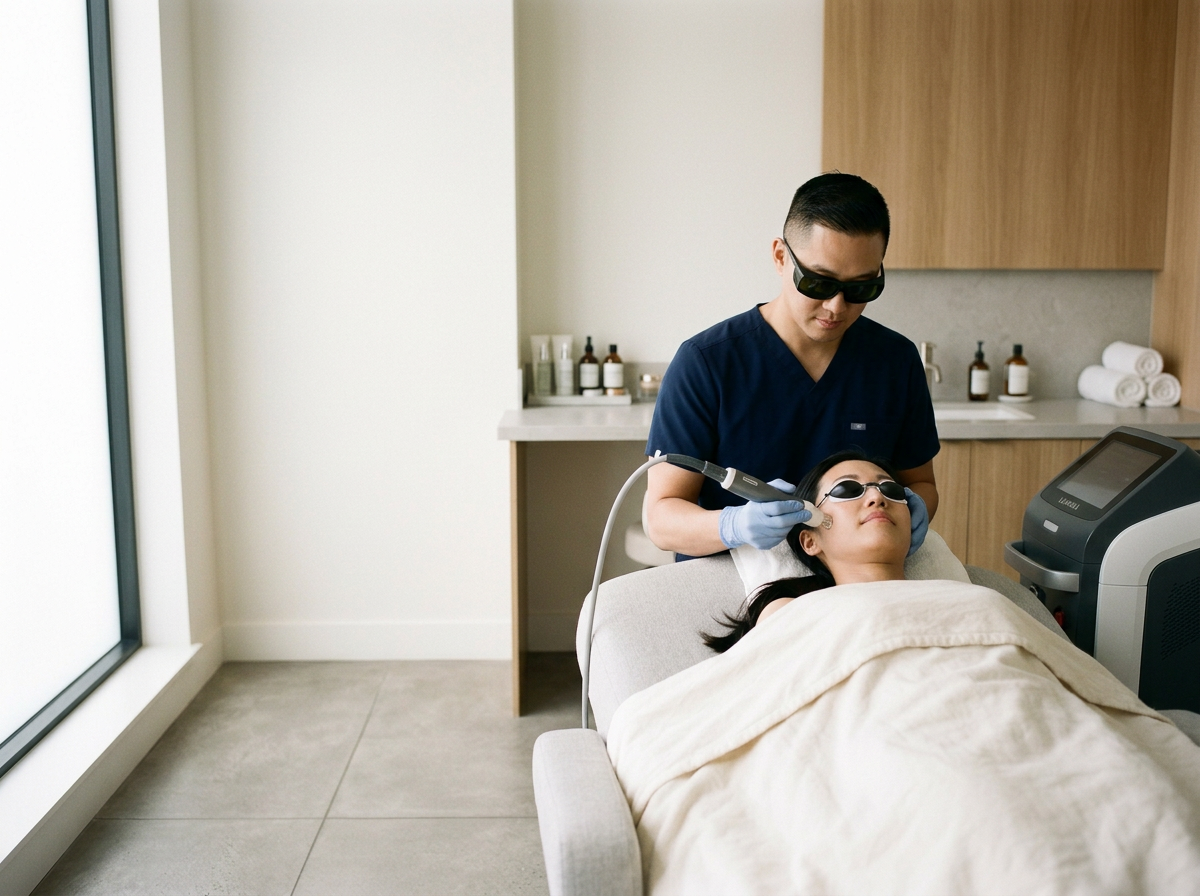 Facial acupuncture/massage with IPL/Laser rejuvenation