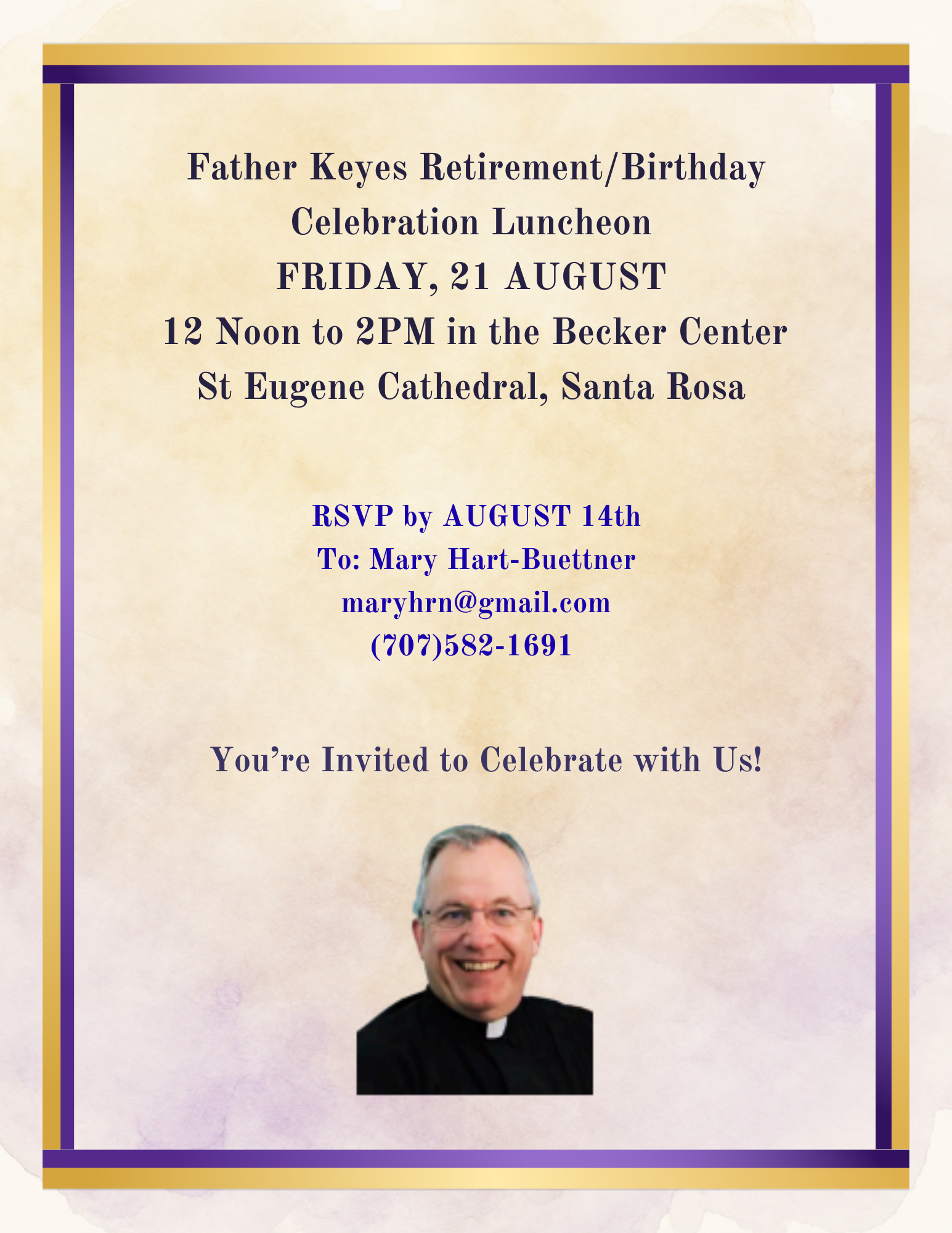 Fr Keyes Retirement Party