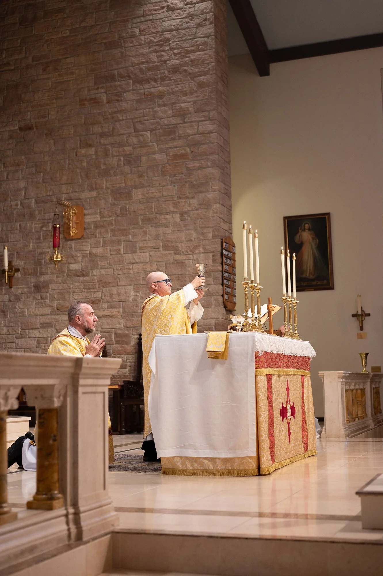 Catholic Mass at St Eugene's in Santa Rosa