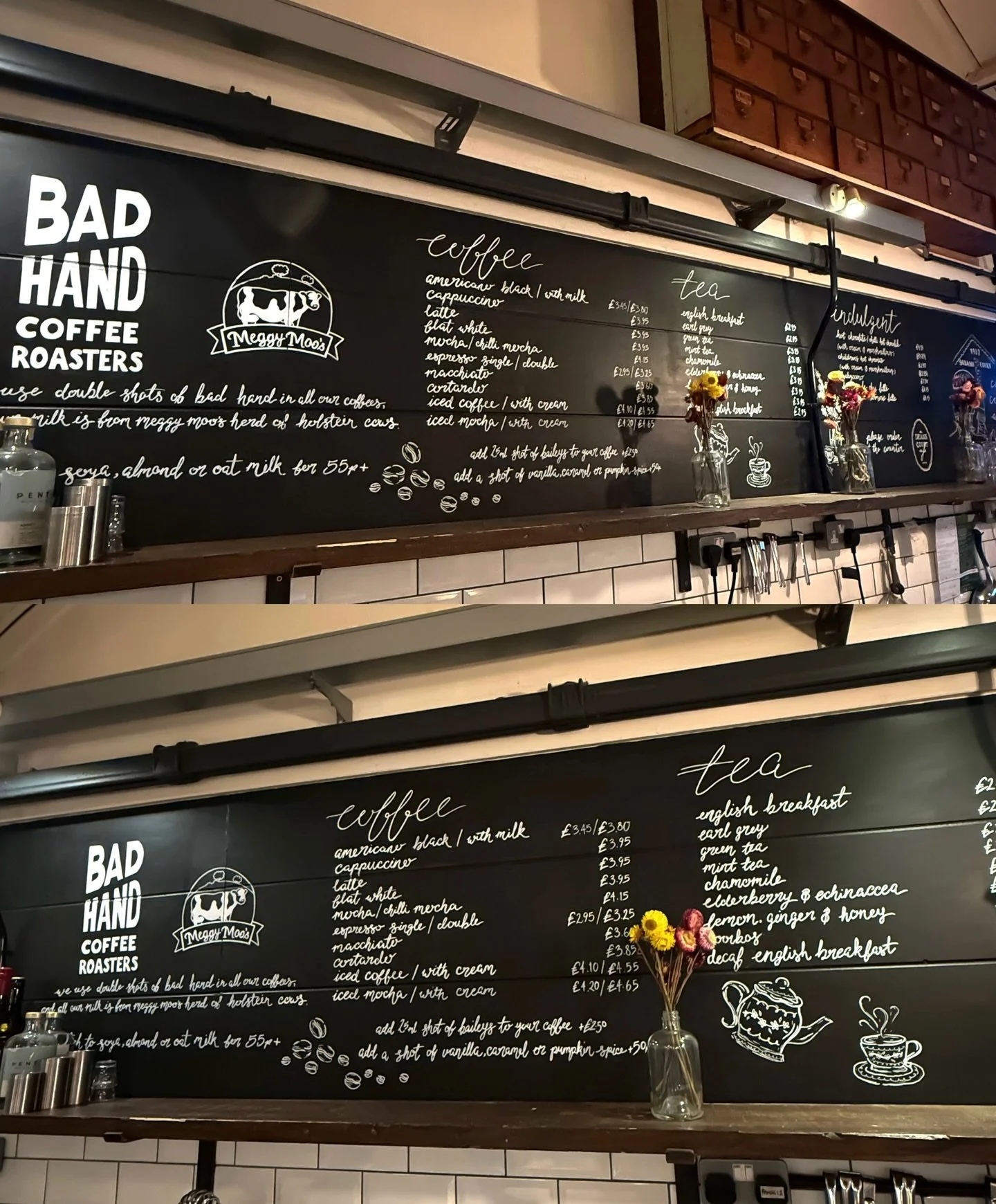 Another project I&rsquo;ve been busy working away at for the lovely cafe team at @deans_court ☕️💌

This was such an incredible canvas to work on (the photos don&rsquo;t quite do it justice), thank you for the trust! We went with writing up their dri