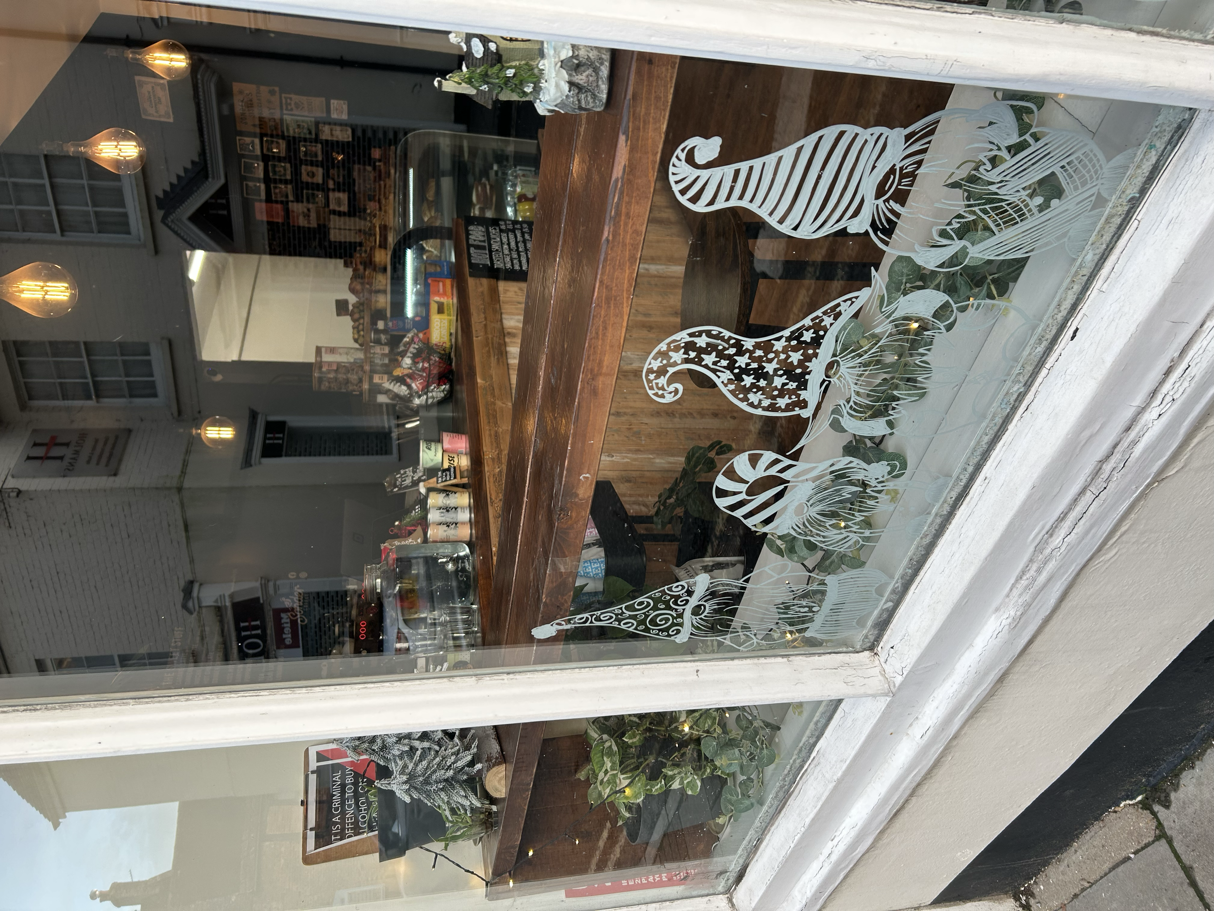Christmas gonks for Sonder Coffee Wimborne - still one of my favourite windows to date!