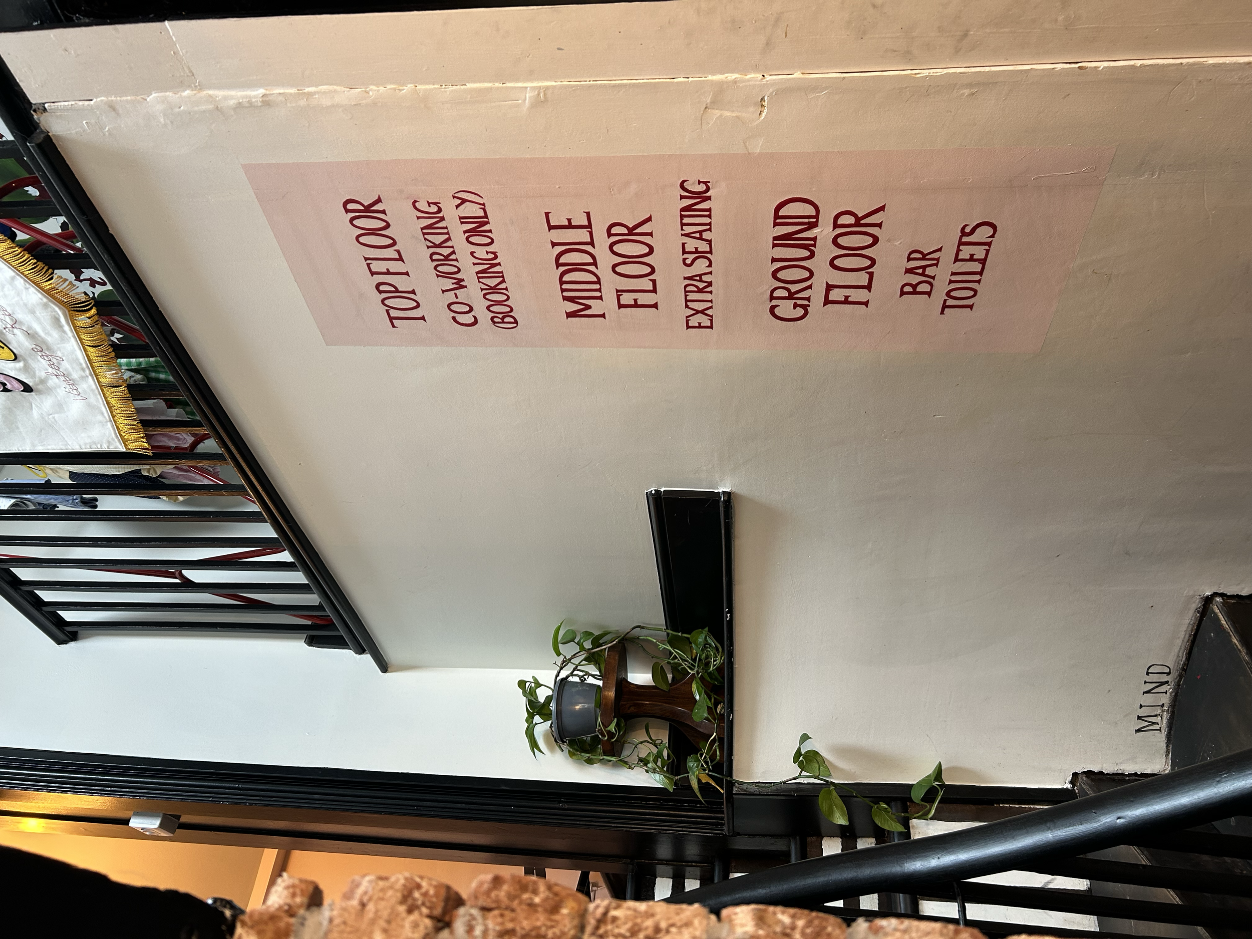 Hand painted signage for Sonder Coffee Wimborne.