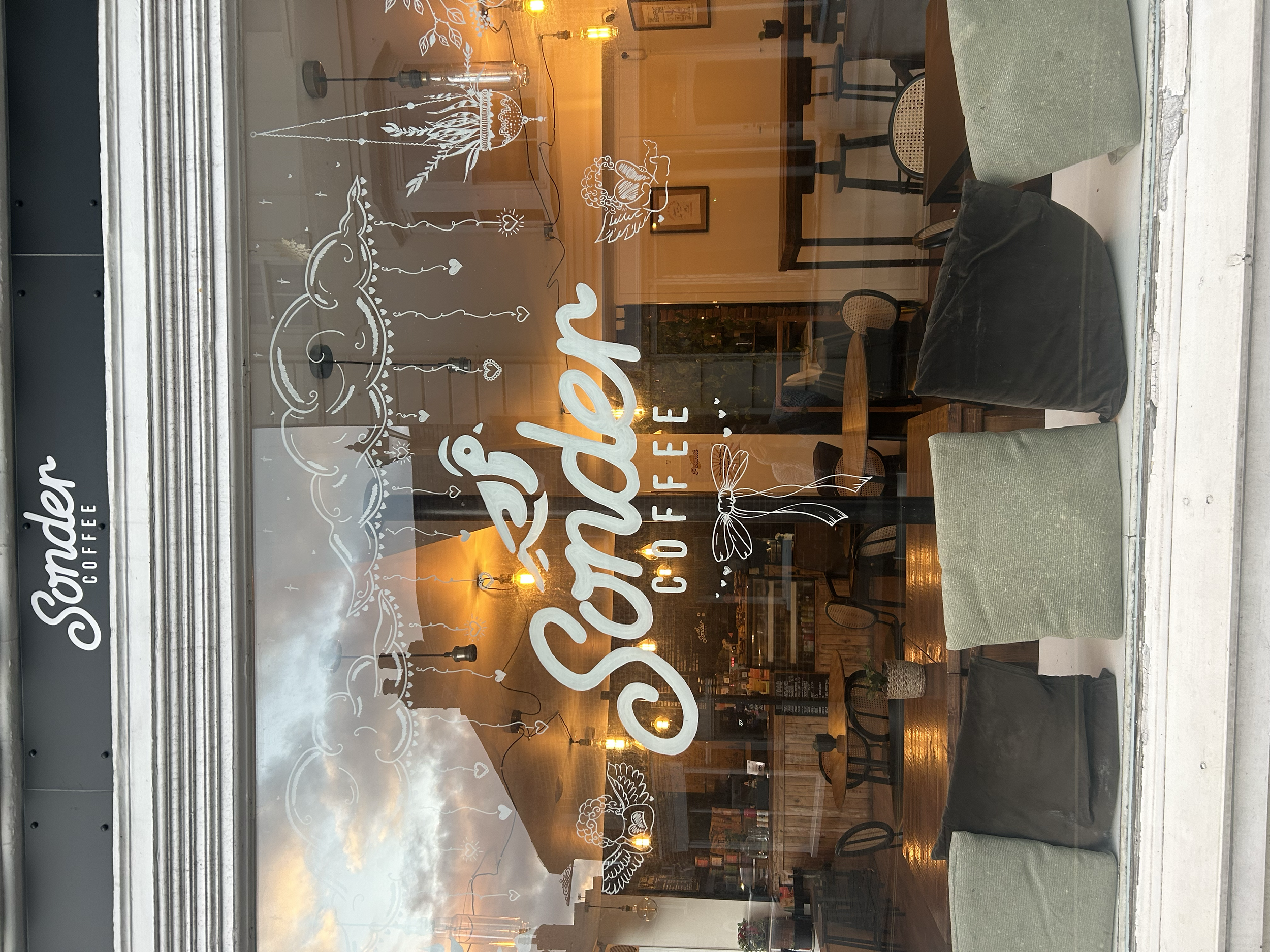 Valentines art for Sonder Coffee, Wimborne.