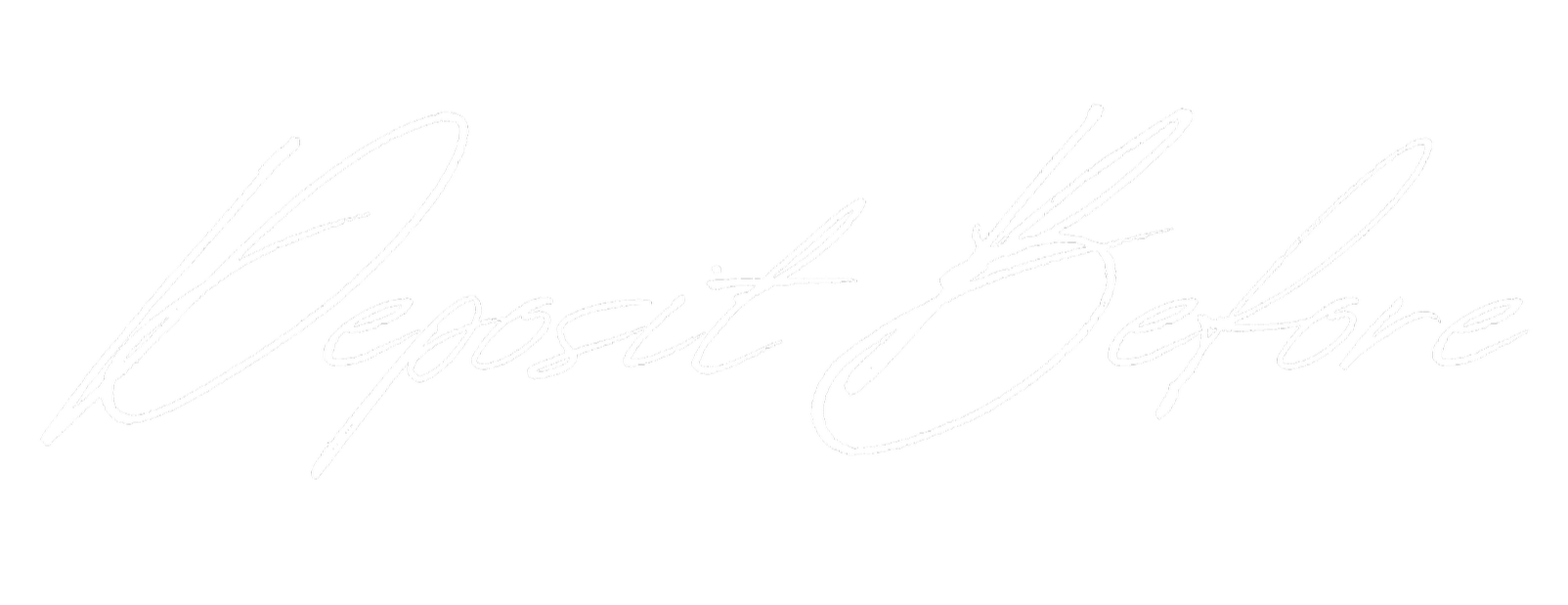 White cursive text on black background reading 'Repost Before'.