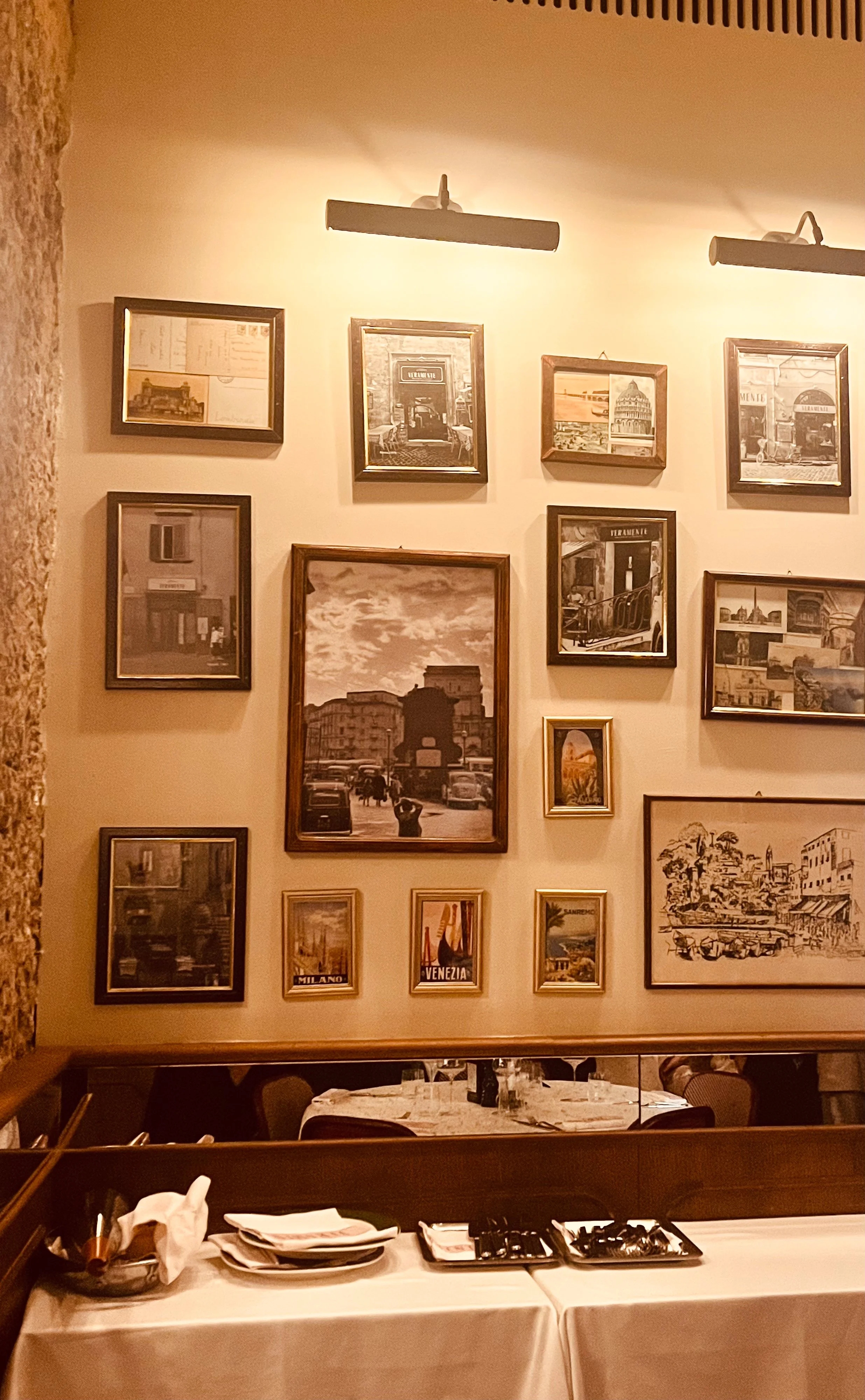 Milan's Brea District is filled with warm, inviting restaurants like this one. The only problem is choosing.
