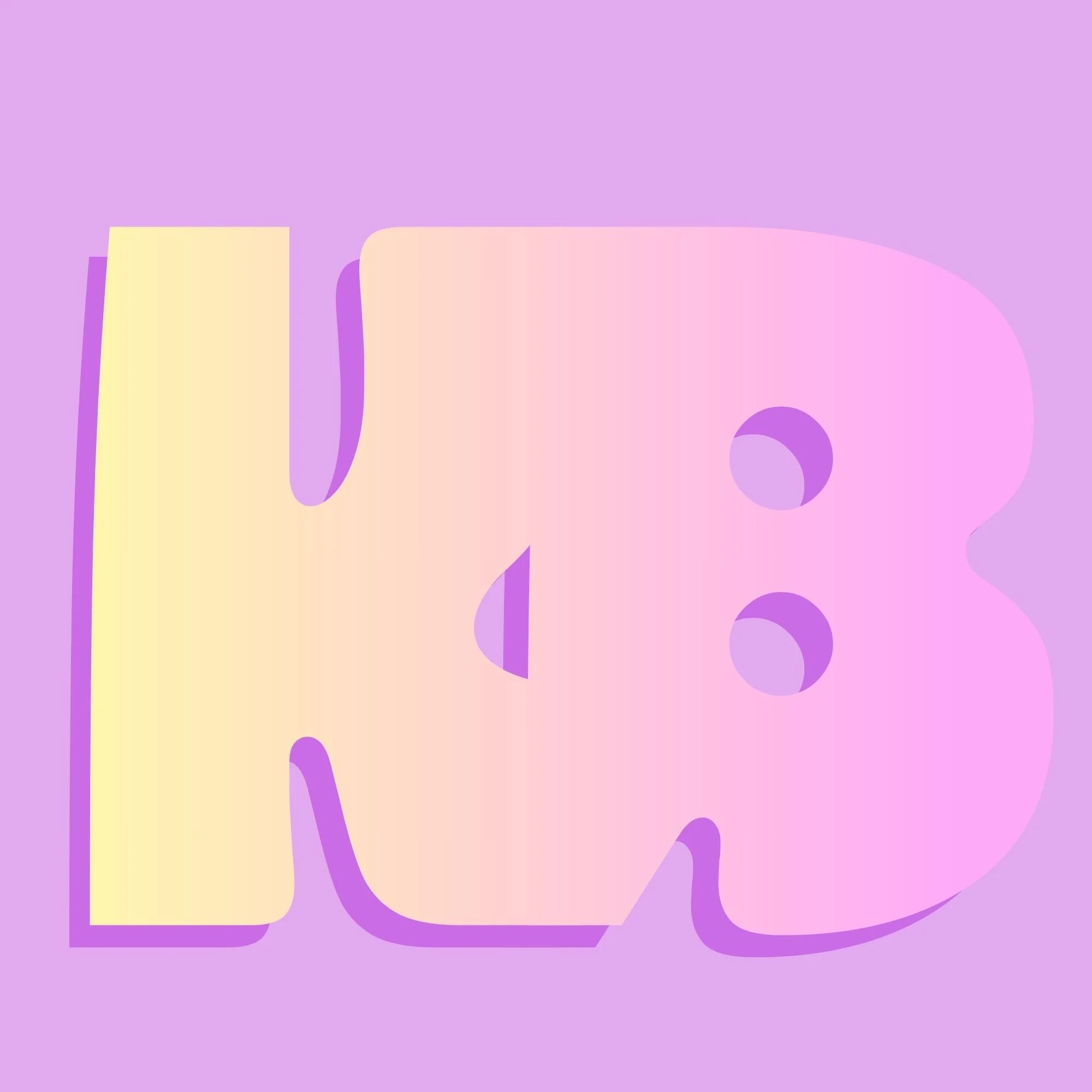 Abstract digital illustration with pastel purple, pink, yellow, and violet shapes and gradients, resembling a modern, minimalist design.