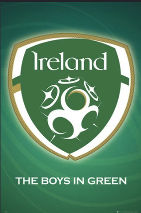 Poster of the republic of Ireland national football team,