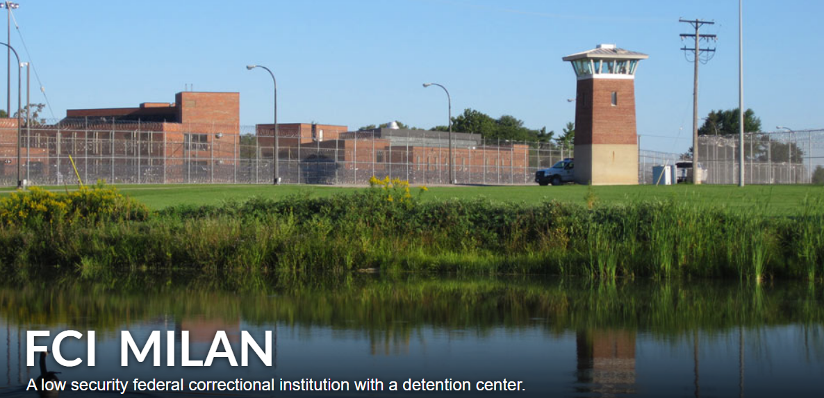 FCI Milan SOMP facility low security