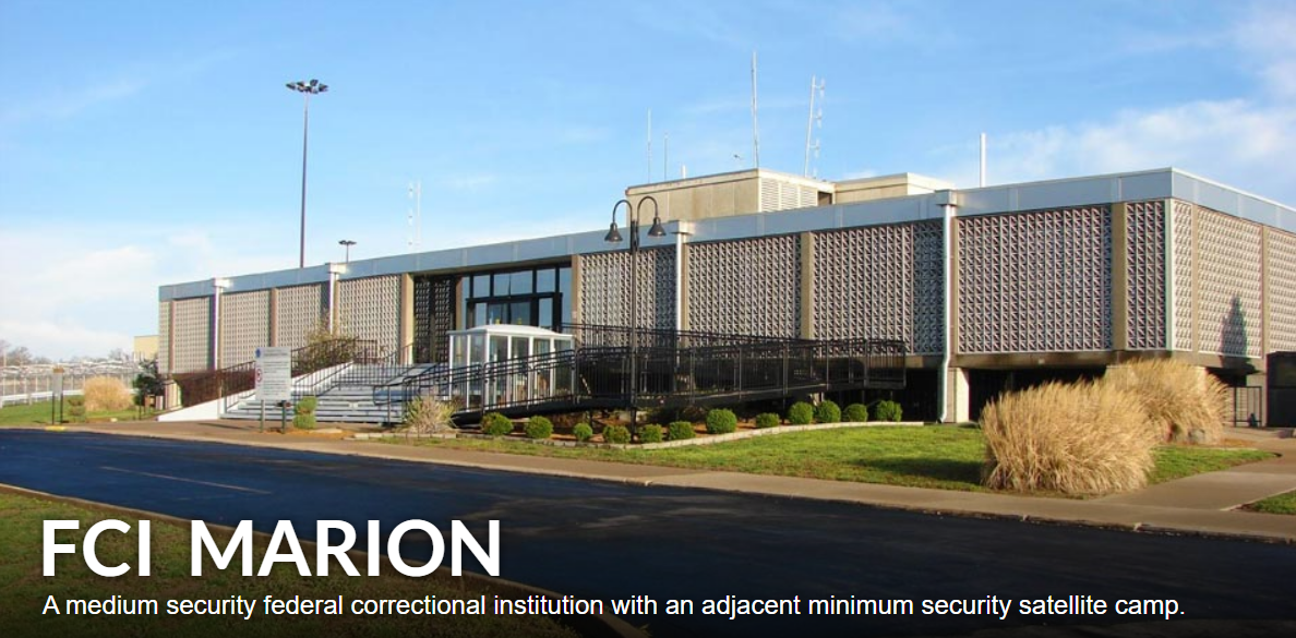 FCI Marion SOMP facility medium security.