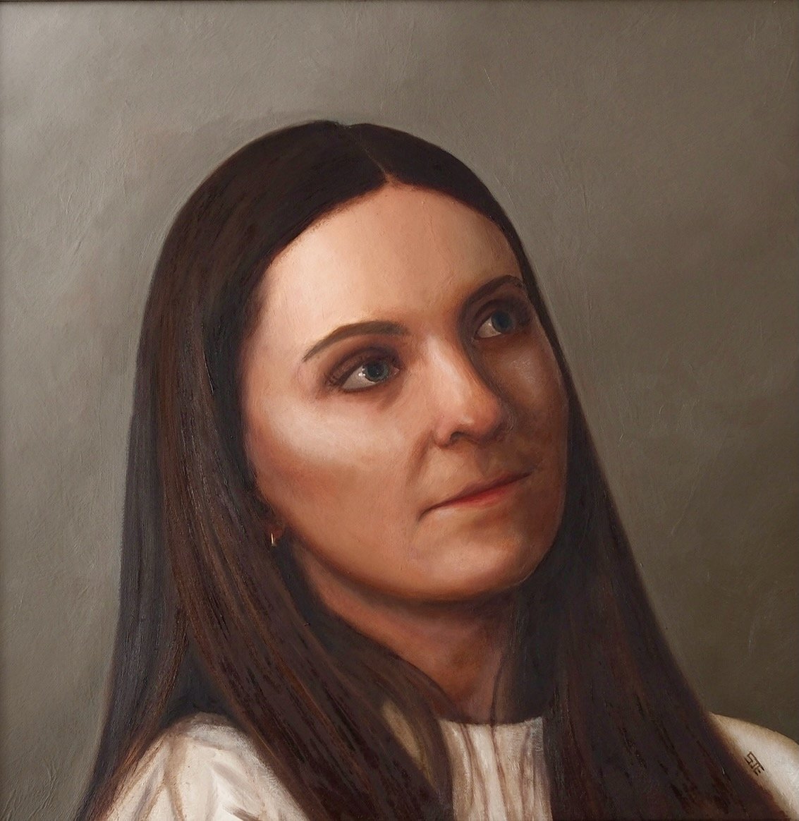 Portrait of Ainslie seated