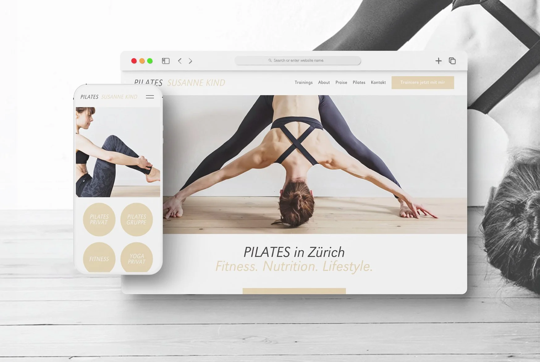 Corporate Design für Pilates Susanne Kind