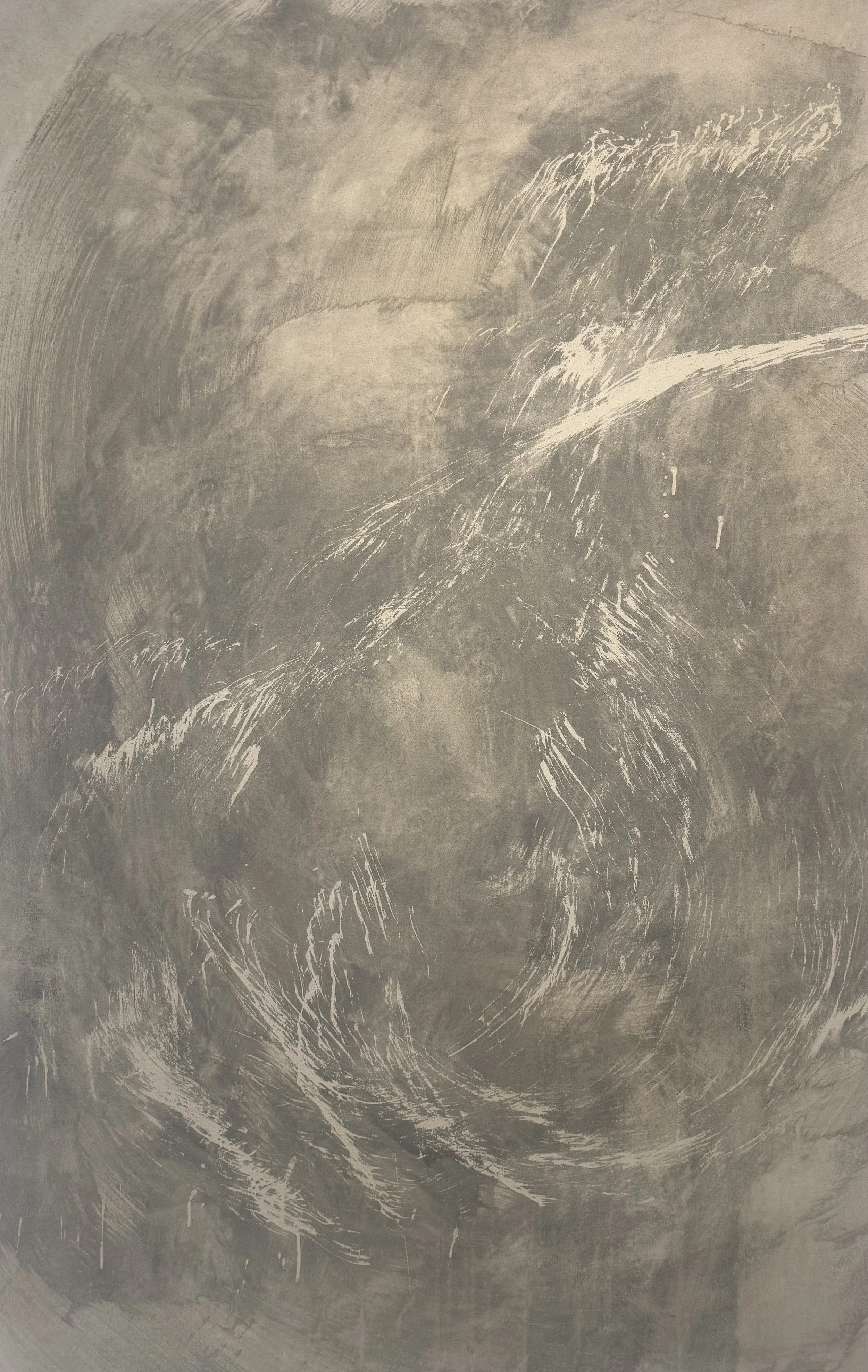 ○ GYRUS, 2026 — Huile et acrylique sur toile de coton, 170.2 x 111.8 cm