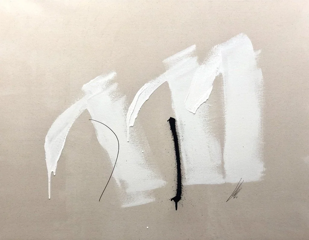 ● VILLA ESPAGNOLE, 2019 — Technique mixte sur toile, 75 x 93 cm