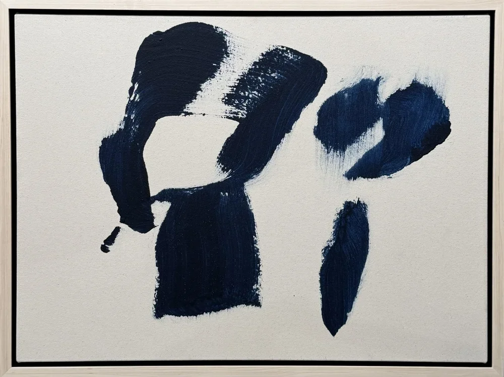 ○ TOGETHER, 2024 — Technique mixte sur toile, 48.3 x 66 cm