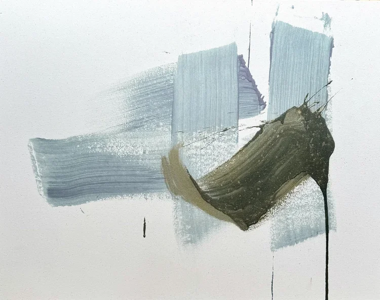 ● RAMEUSE, 2023 —  Technique mixte sur toile, 61 x 78.7 cm 