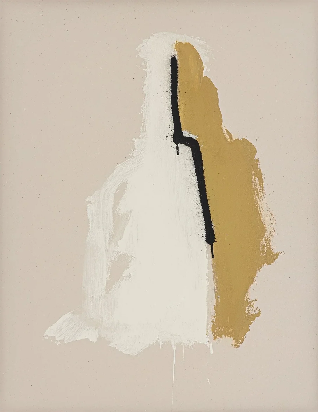 ● LE CORRIDOR, 2019 — Technique mixte sur toile, 92 x 71 cm