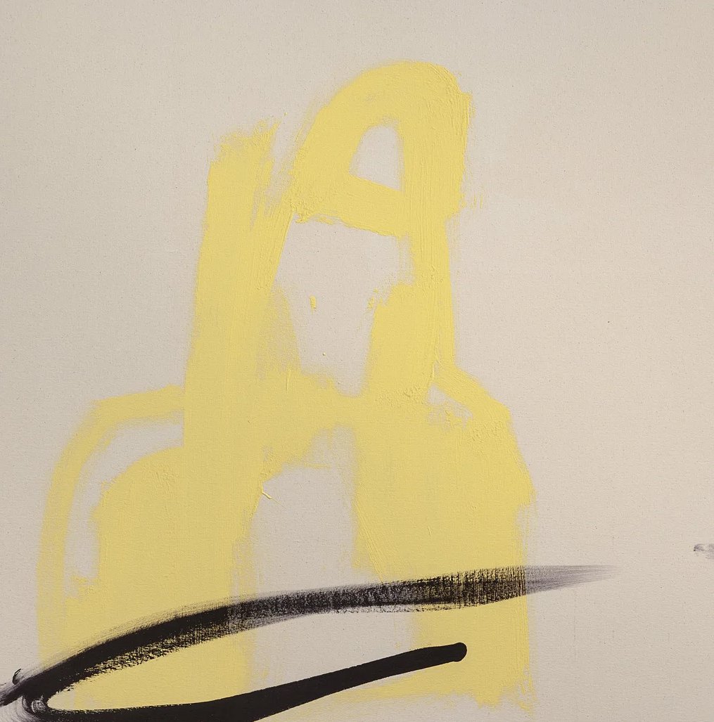 ● 7am, 2019 — Technique mixte sur toile, 96.5 x 96.5 cm. Collection privée.