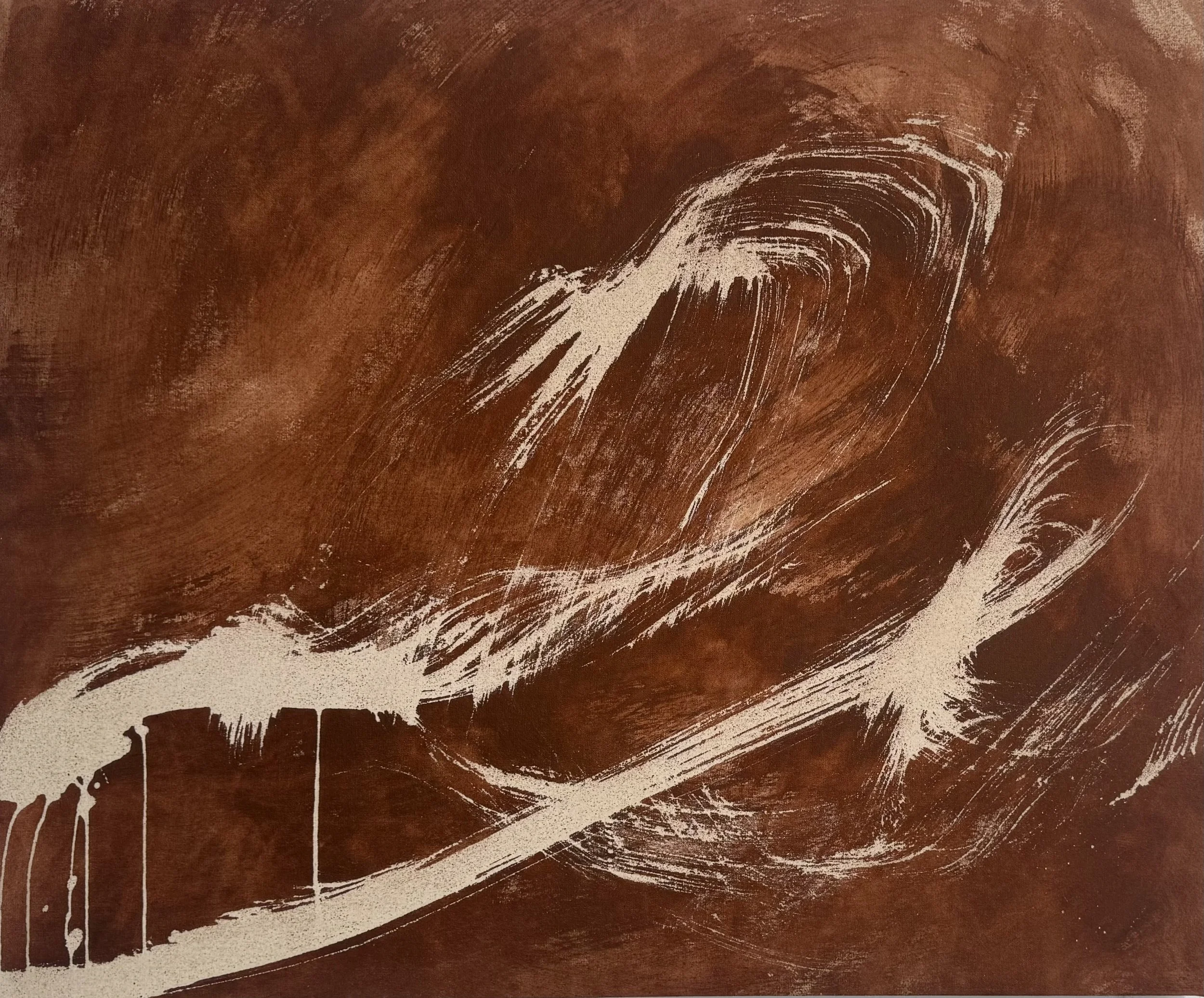 ● SUBTERRA, 2026 — Huile et acrylique sur toile de coton, 76.2 x 91.4 cm