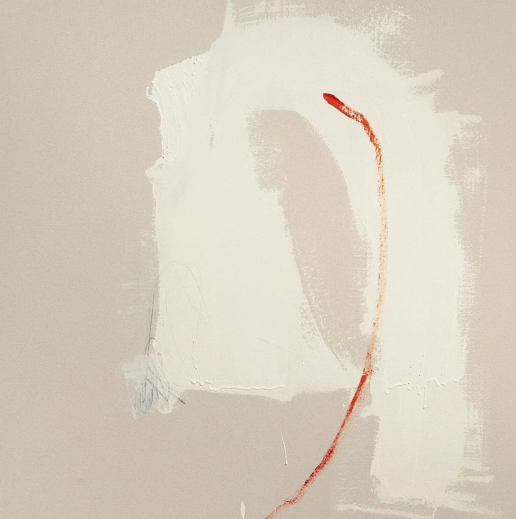 ● 8h25, 2019 — Technique mixte sur toile, 96.5 x 96.5 cm
